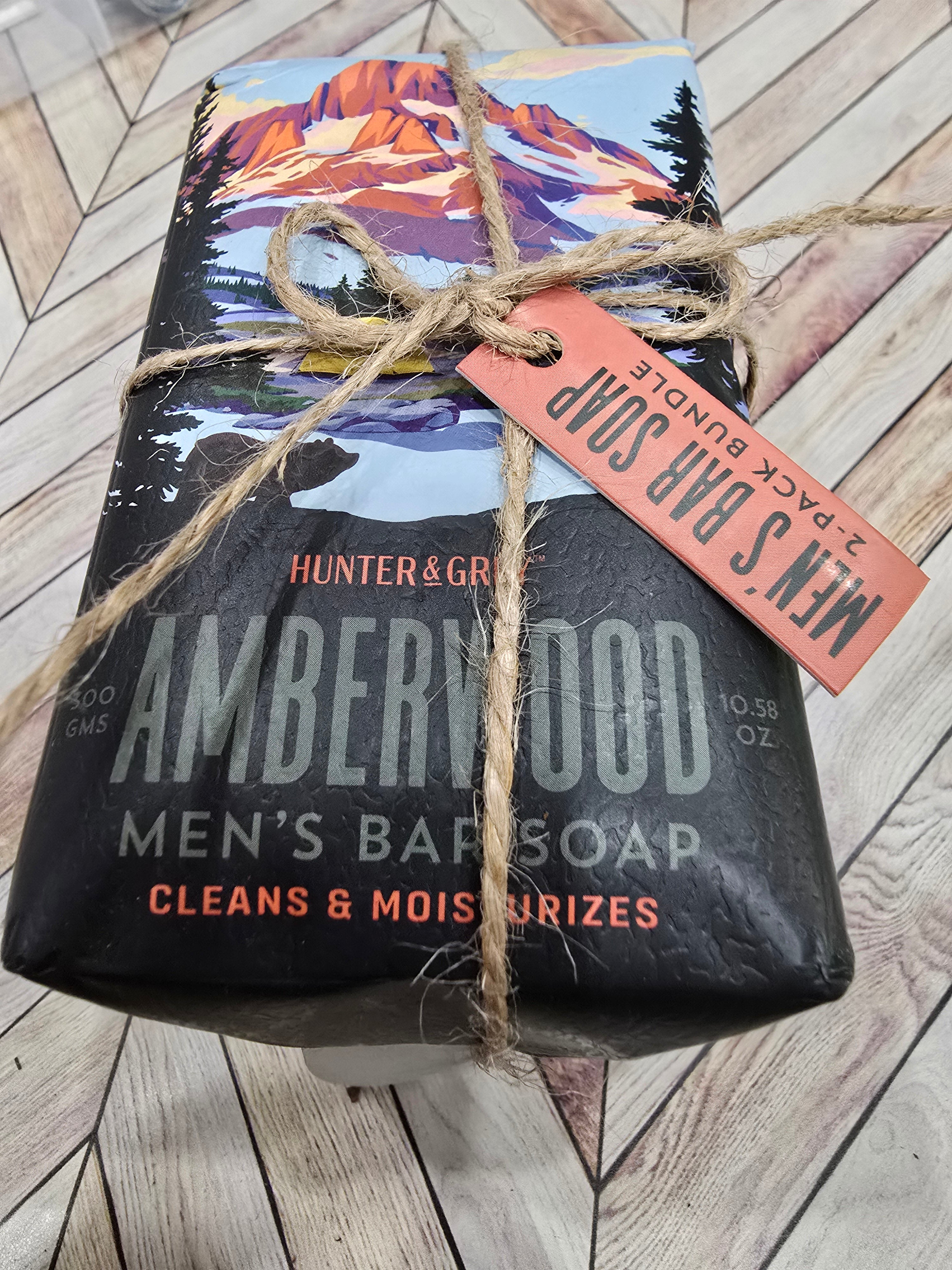 Hunter and Grey Men's Bar Soap 2 Pack