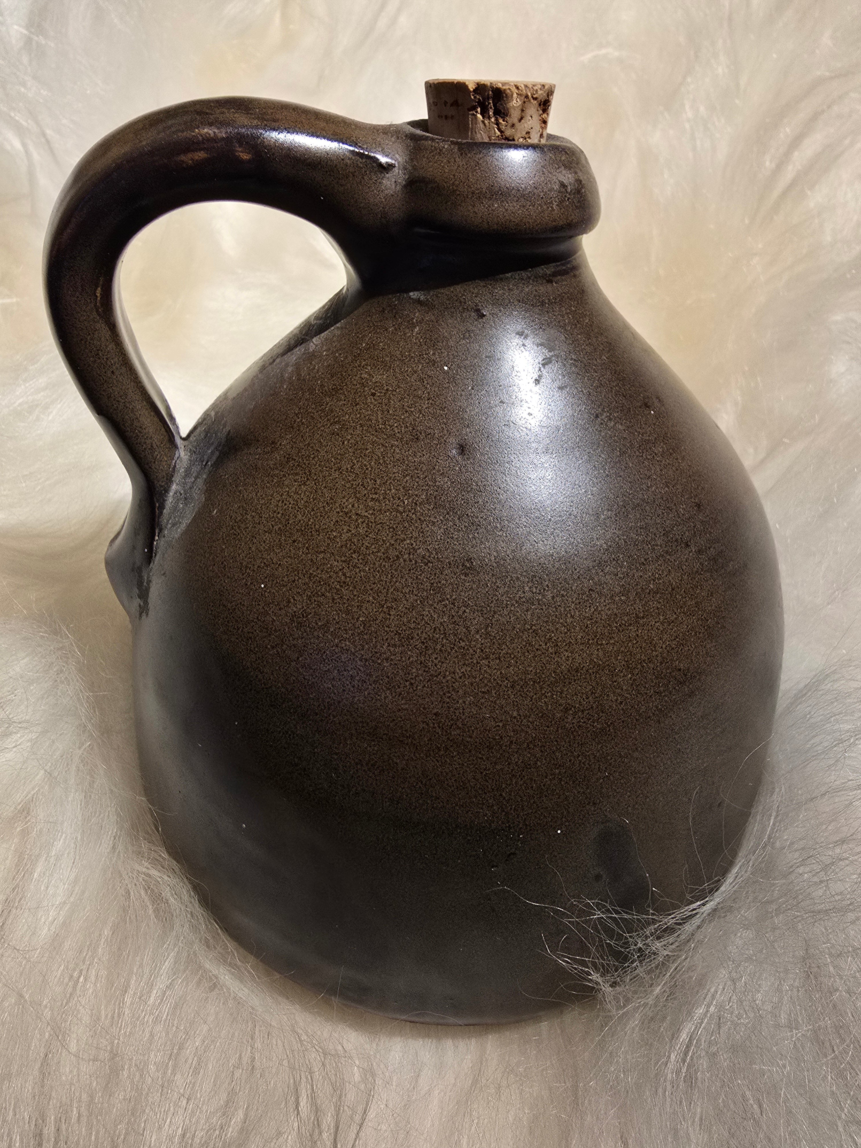 Vintage Earthenware Moonshine Jug
