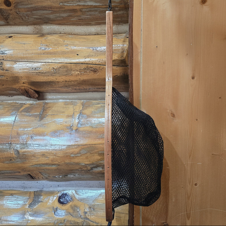 Handheld Wooden Fly Fishing Net