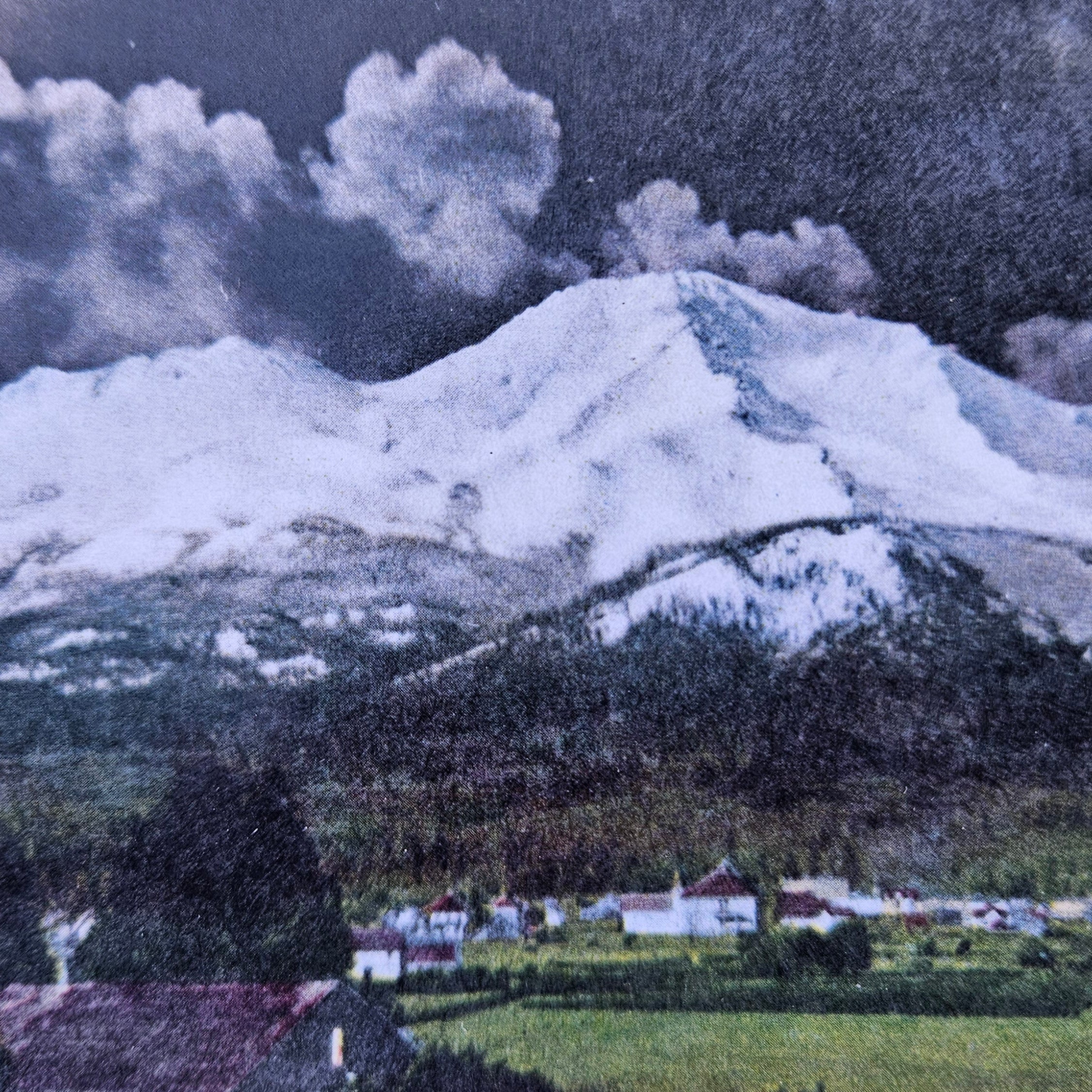 Beautifully Hand Crafted Custom Created Greeting Card Series by Diane Stegman "Mount Shasta, California"