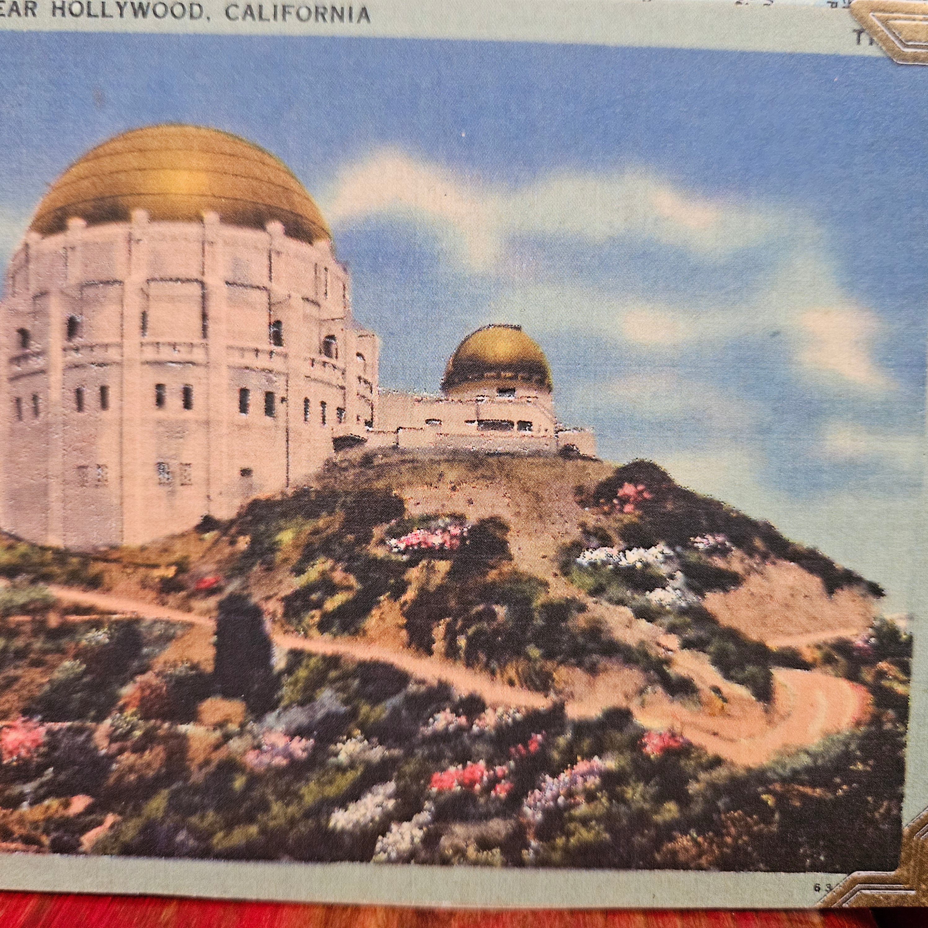 Beautifully Hand Crafted Custom Created Greeting Card Series by Diane Stegman "Griffith Park, California"