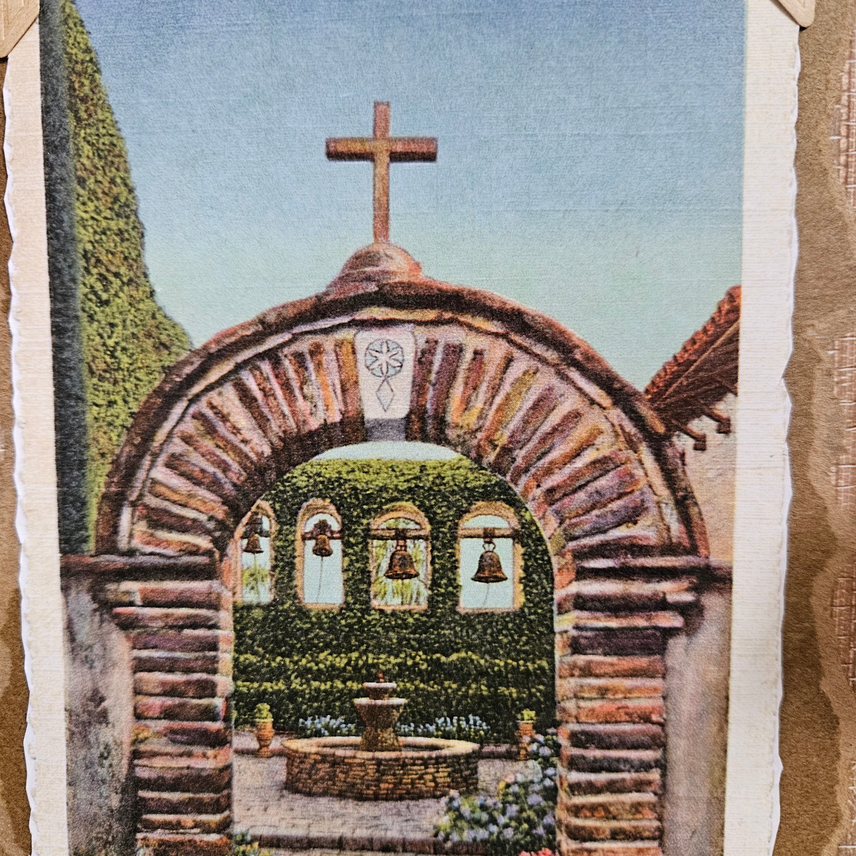 Beautifully Hand Crafted Custom Created Greeting Card Series by Diane Stegman "Sacred Garden"