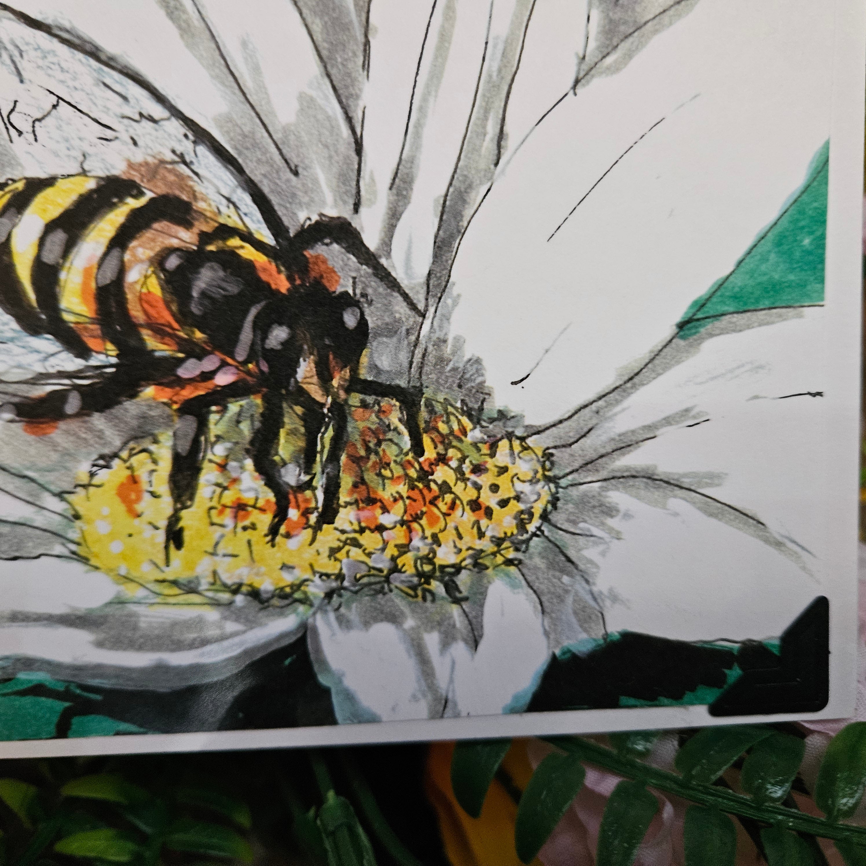 Beautifully Hand Crafted Custom Created Greeting Card Series by Diane Stegman "Bee"