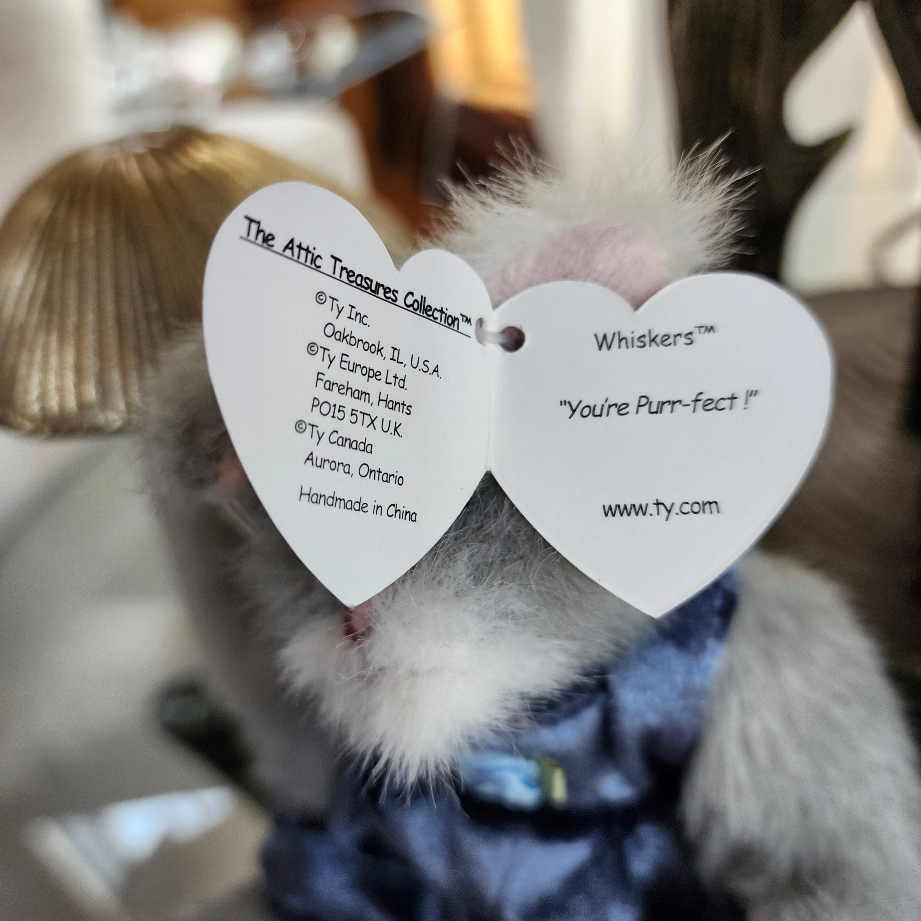 Ty Beanie Babies "Whiskers the Cat"