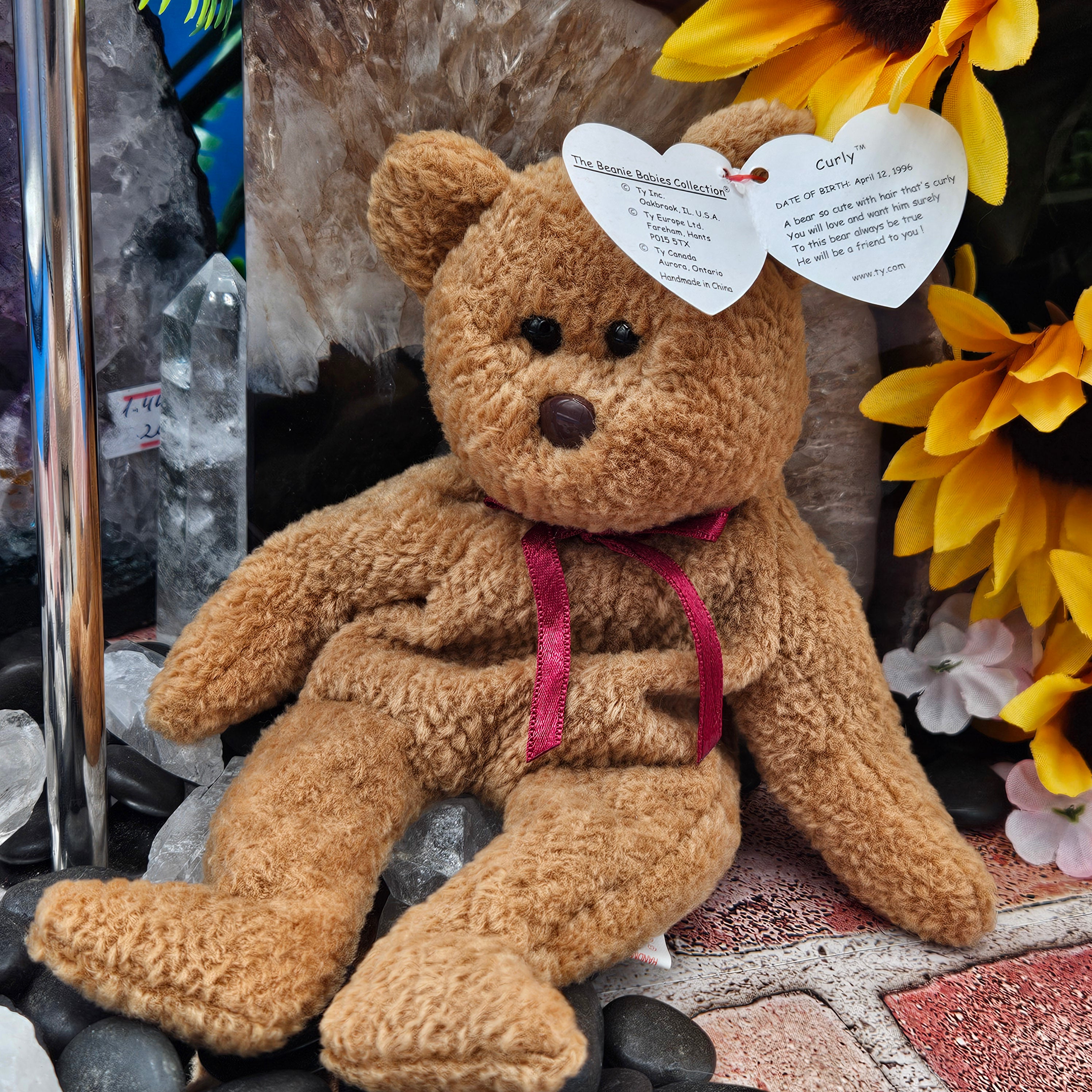 Ty Beanie Babies "Curly the Bear"