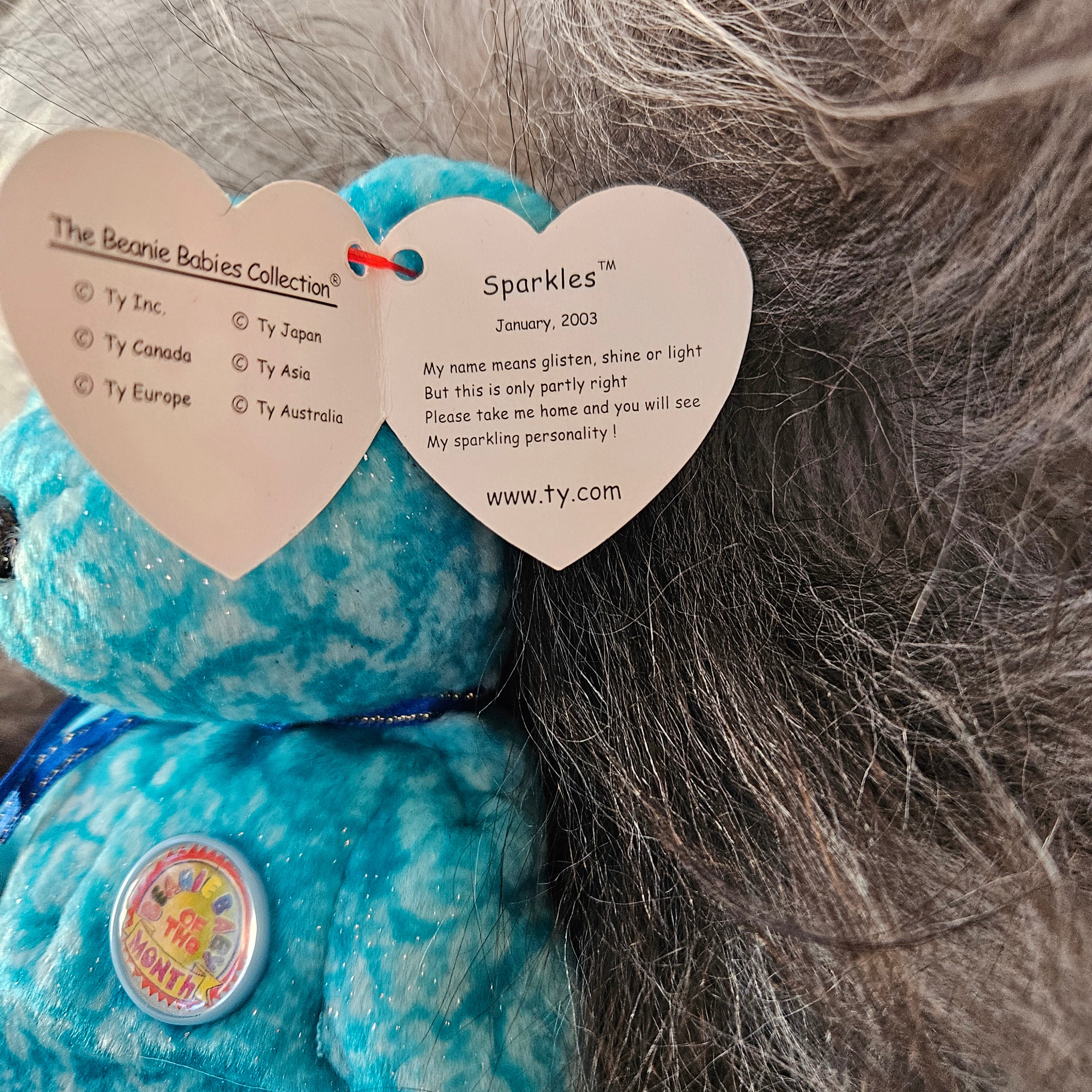 Ty Beanie Babies "Sparkles the Bear"