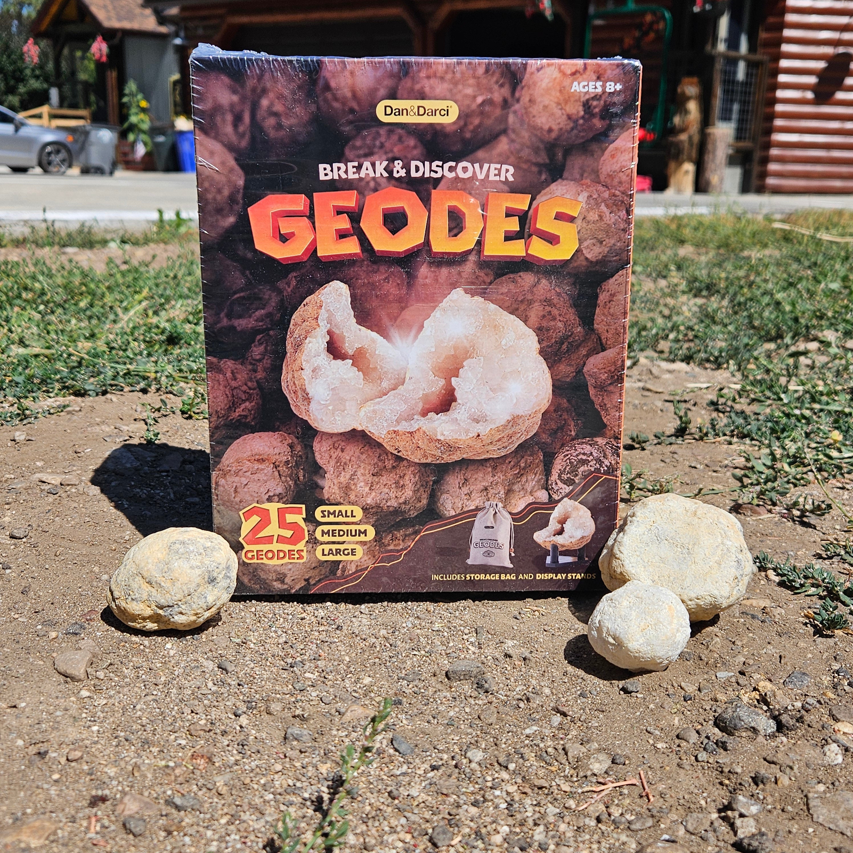 Dan and Darci Break and Discover Geodes