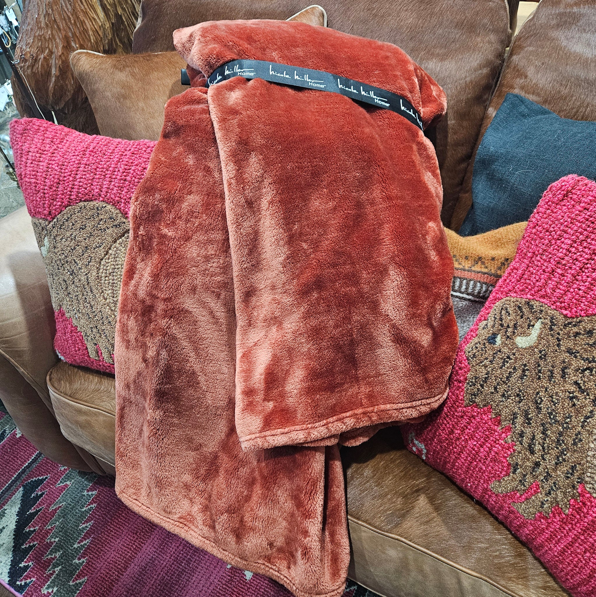 Nicole Miller Home Soft Amber Throw Blanket – 60"x70"