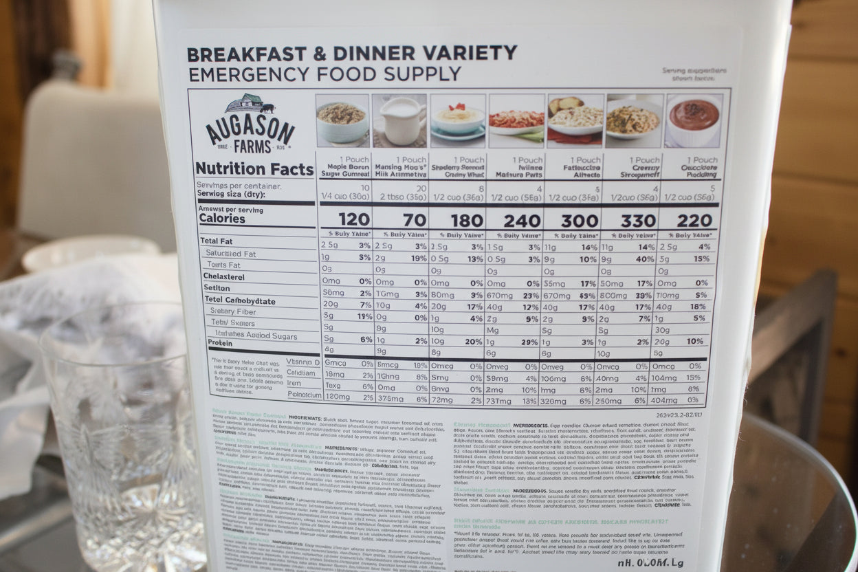 Augason Farms Breakfast and Dinner Variety Pack