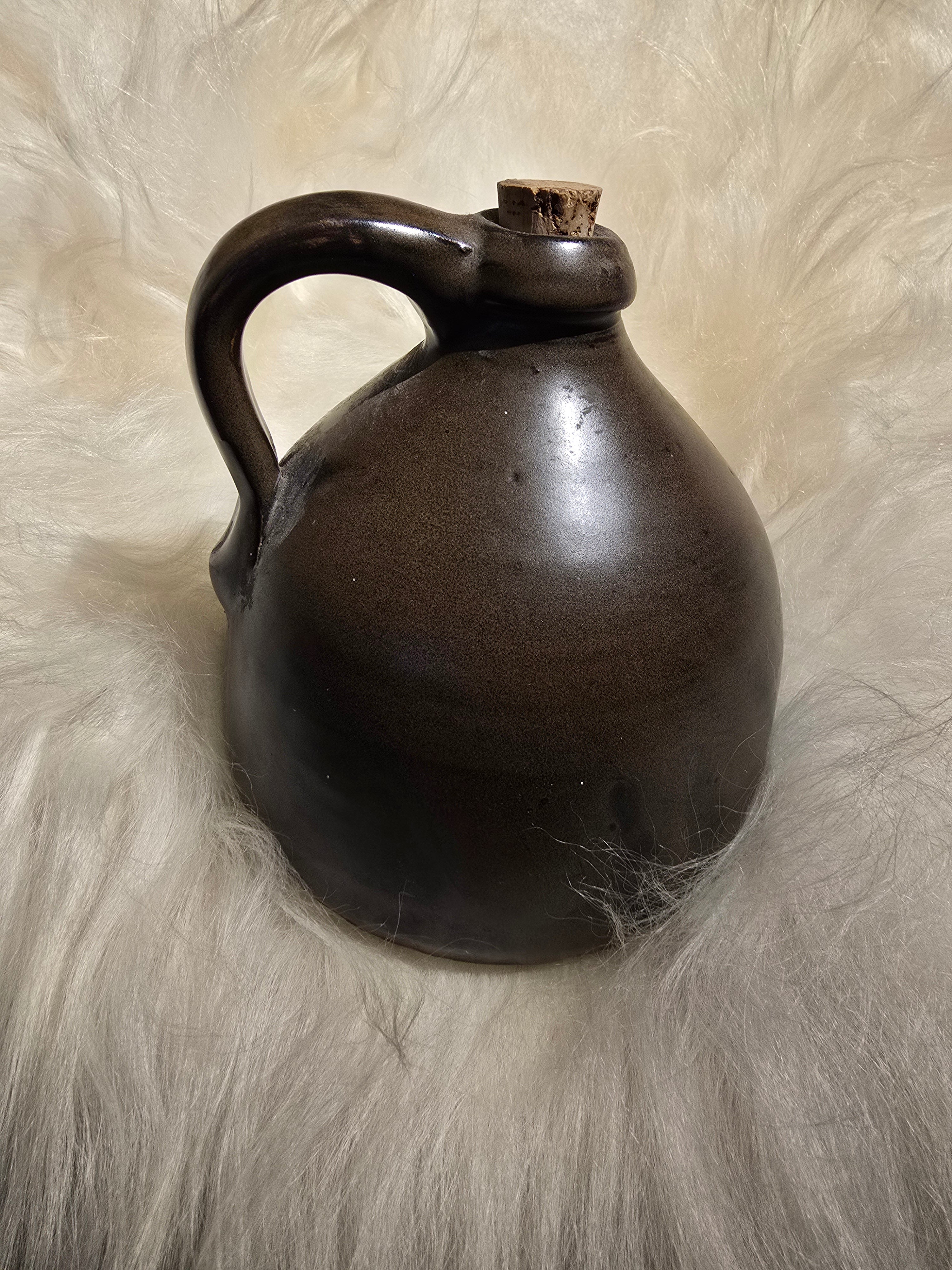 Vintage Earthenware Moonshine Jug