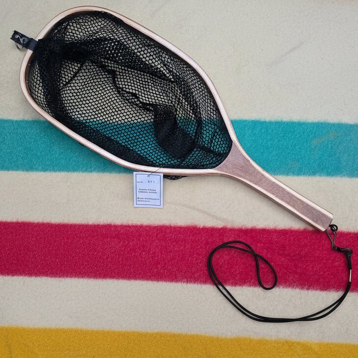 Handheld Wooden Fly Fishing Net