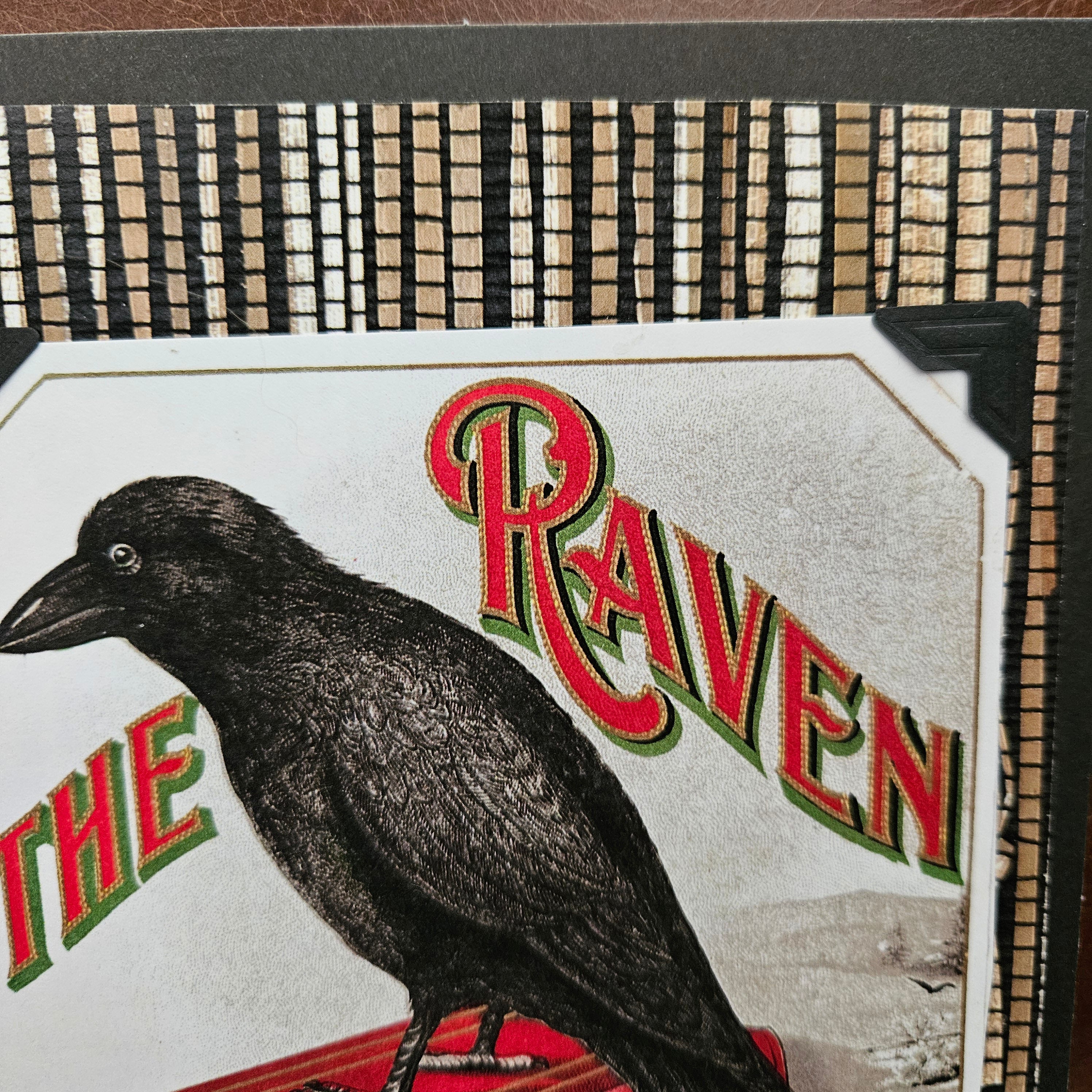 Beautifully Hand Crafted Custom Created Greeting Card Series by Diane Stegman "The Raven"