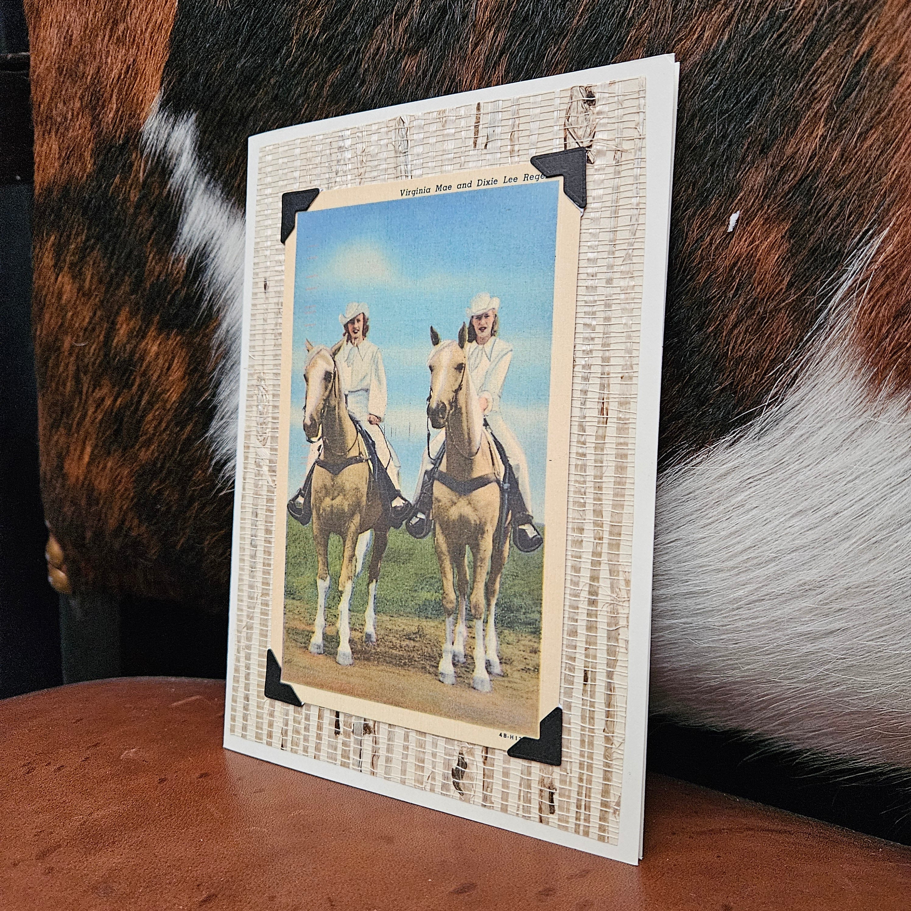 Beautifully Hand Crafted Custom Created Greeting Card Series by Diane Stegman "Virginia Lee"