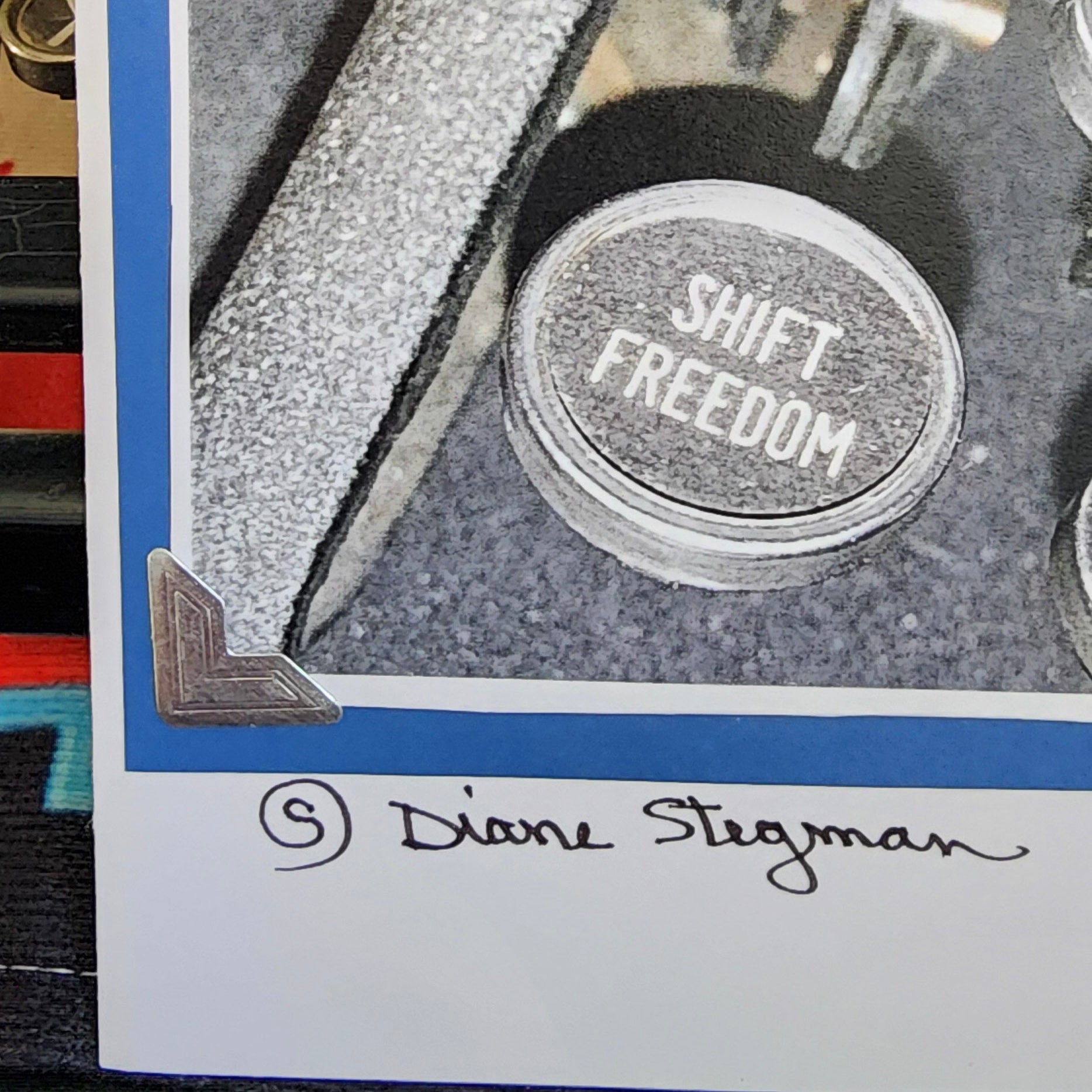 Beautifully Hand Crafted Custom Created Greeting Card Series by Diane Stegman "Shift Freedom"