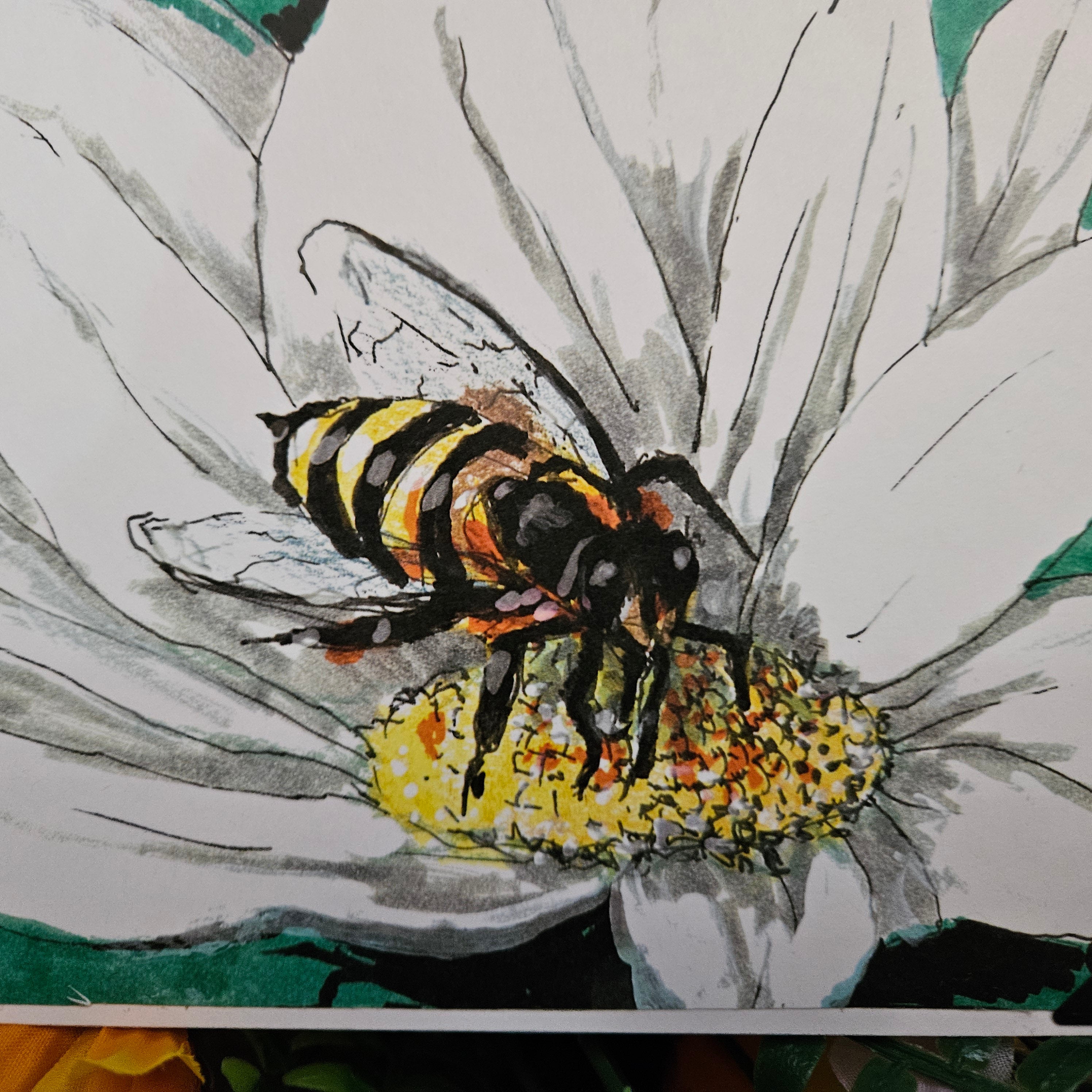 Beautifully Hand Crafted Custom Created Greeting Card Series by Diane Stegman "Bee"