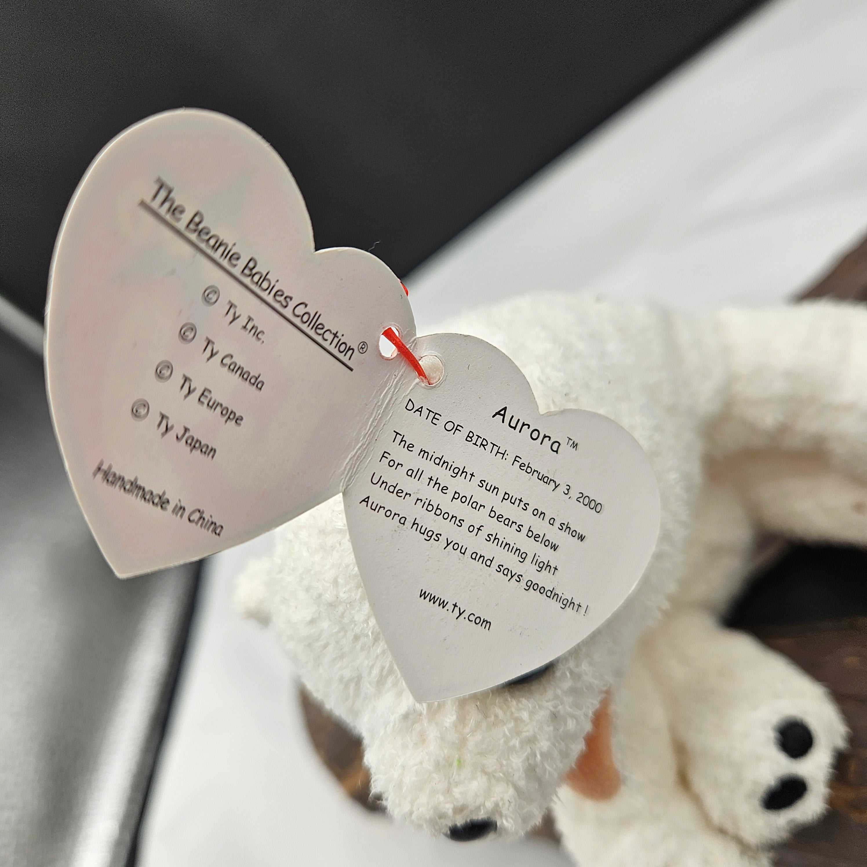 Ty Beanie Babies "Aurora the Polar Bear"