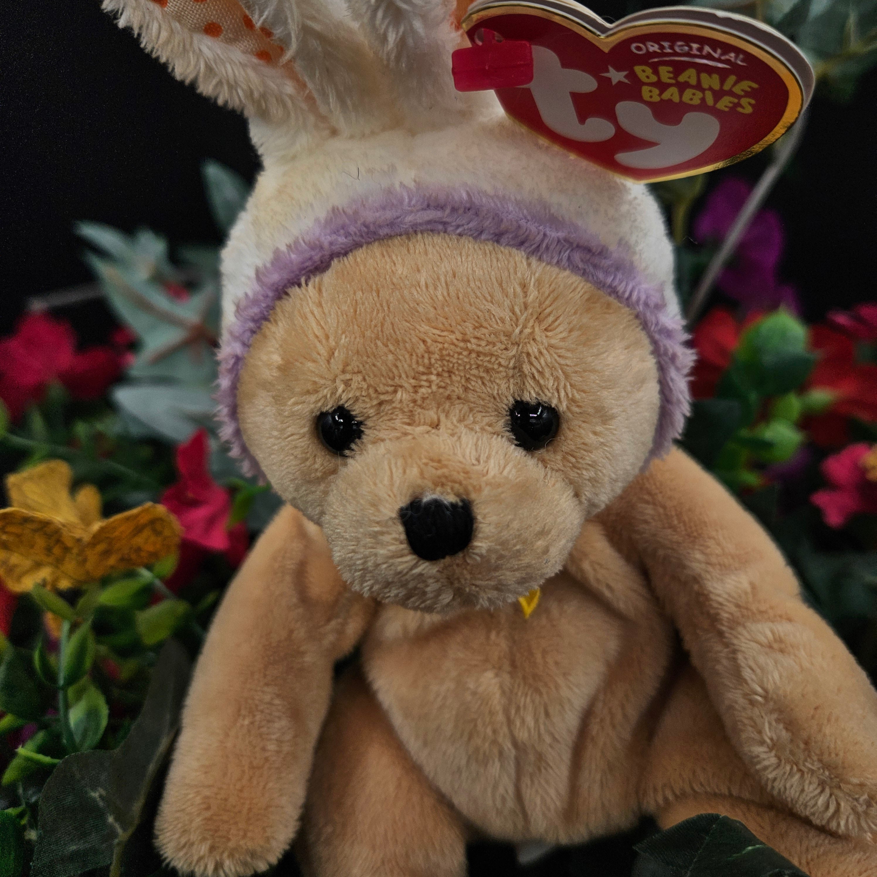 Ty Beanie Babies "Springston the Bunny Eared Bear"