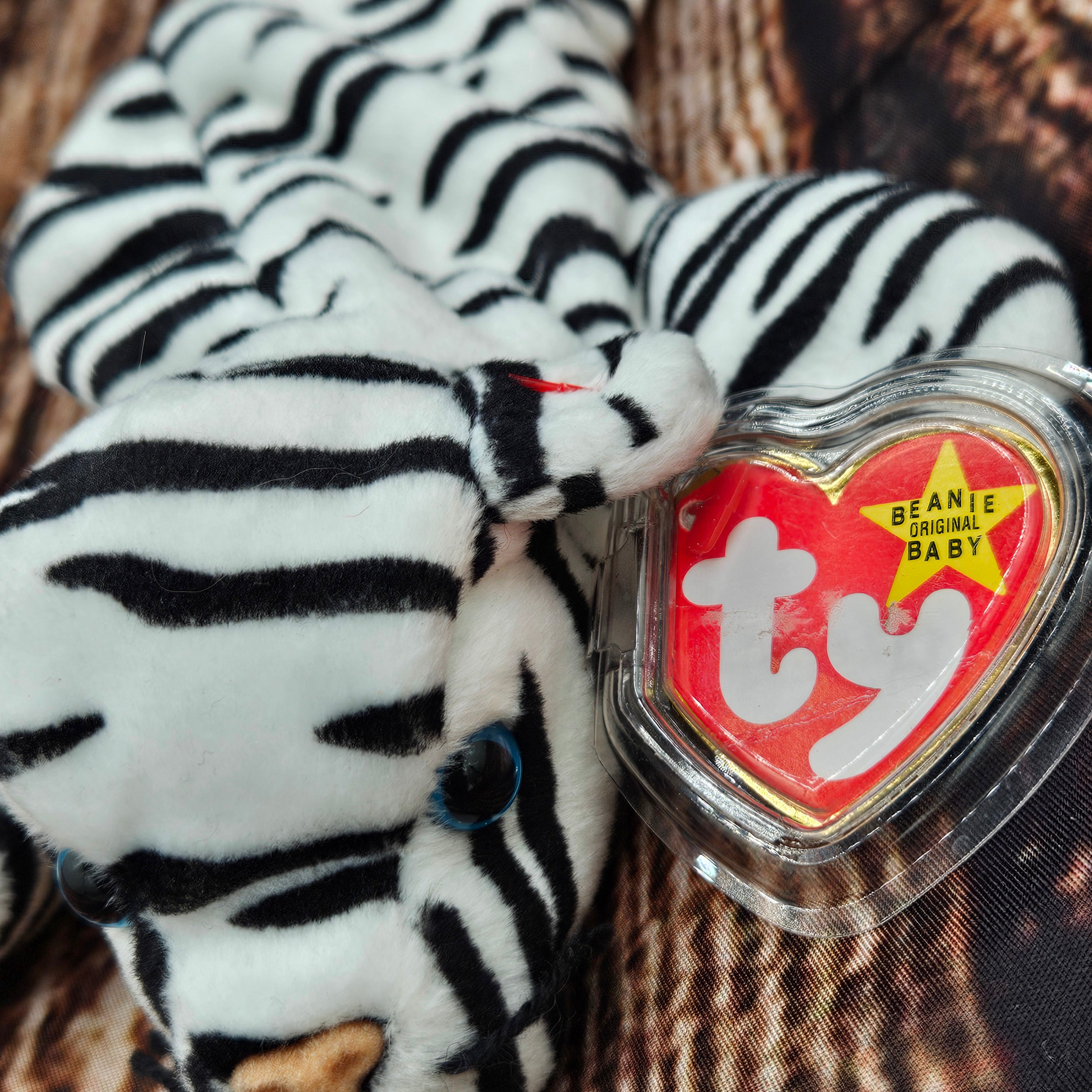 Ty Beanie Babies "Blizzard the White Tiger"