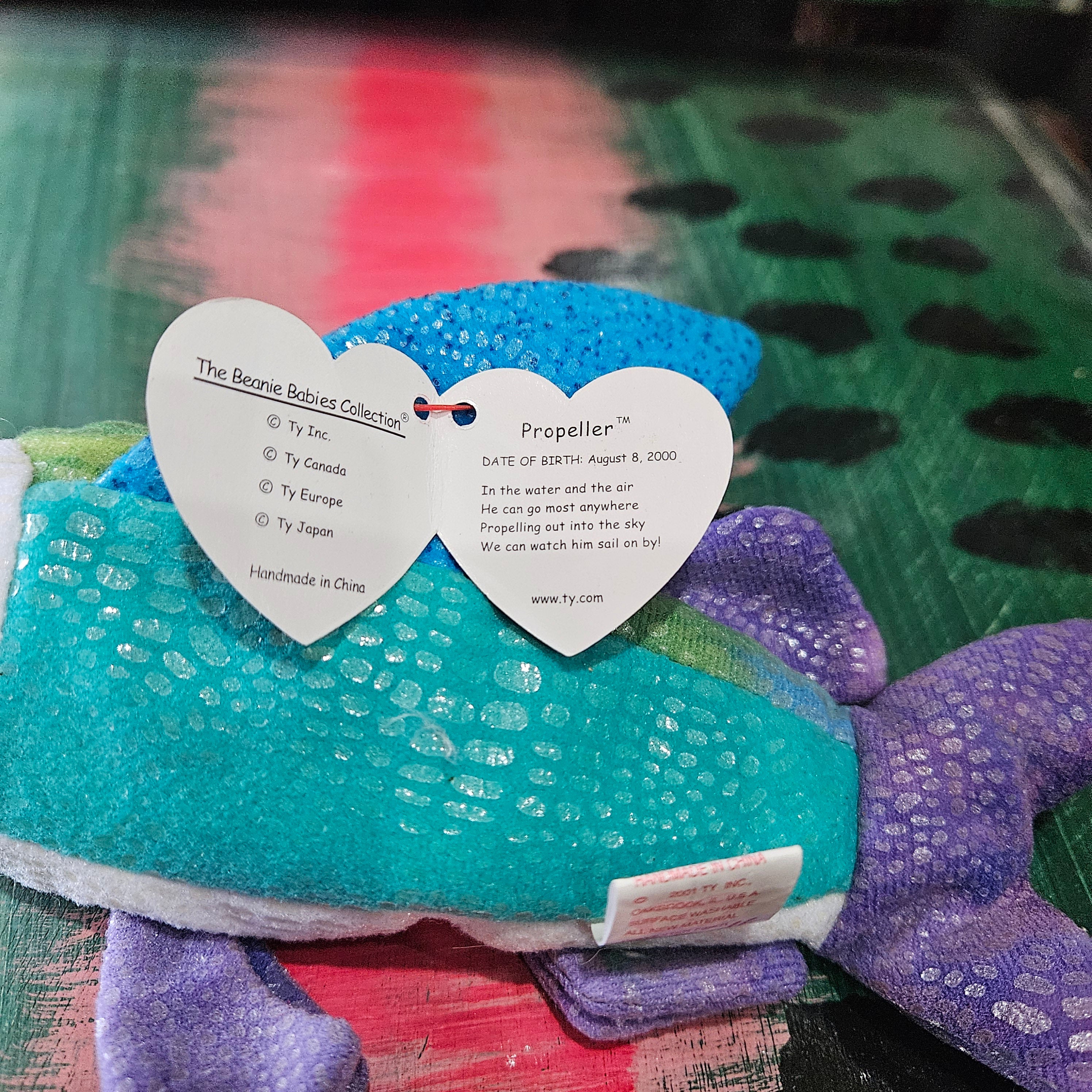 Ty Beanie Babies "Propeller the Flying Fish"
