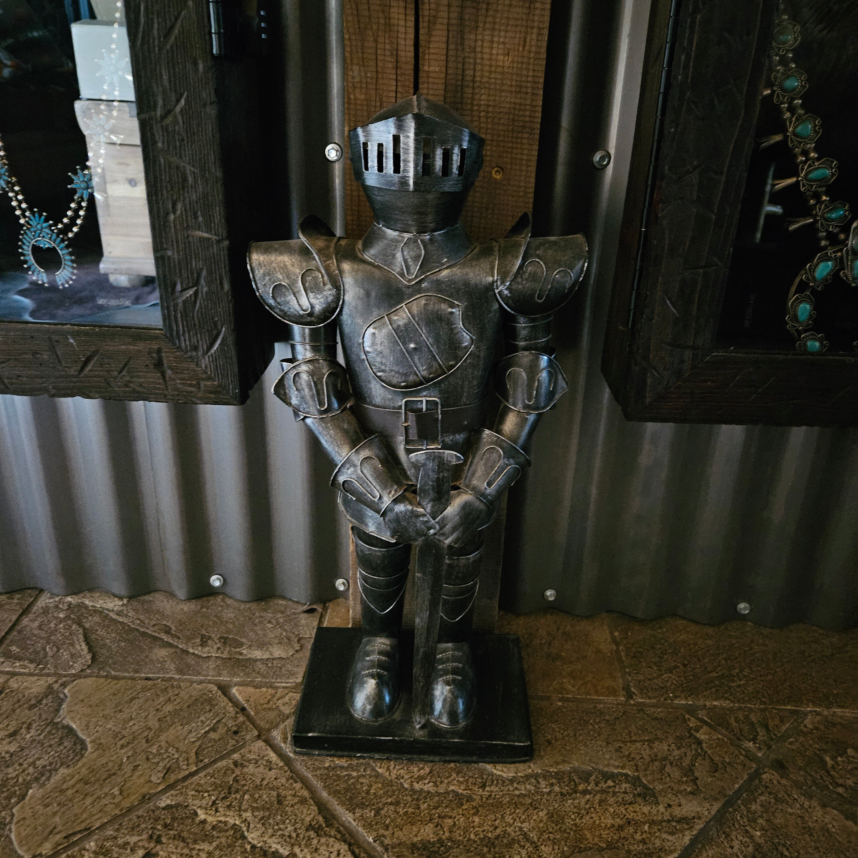 Miniature Suit of Armor Decorative Statue