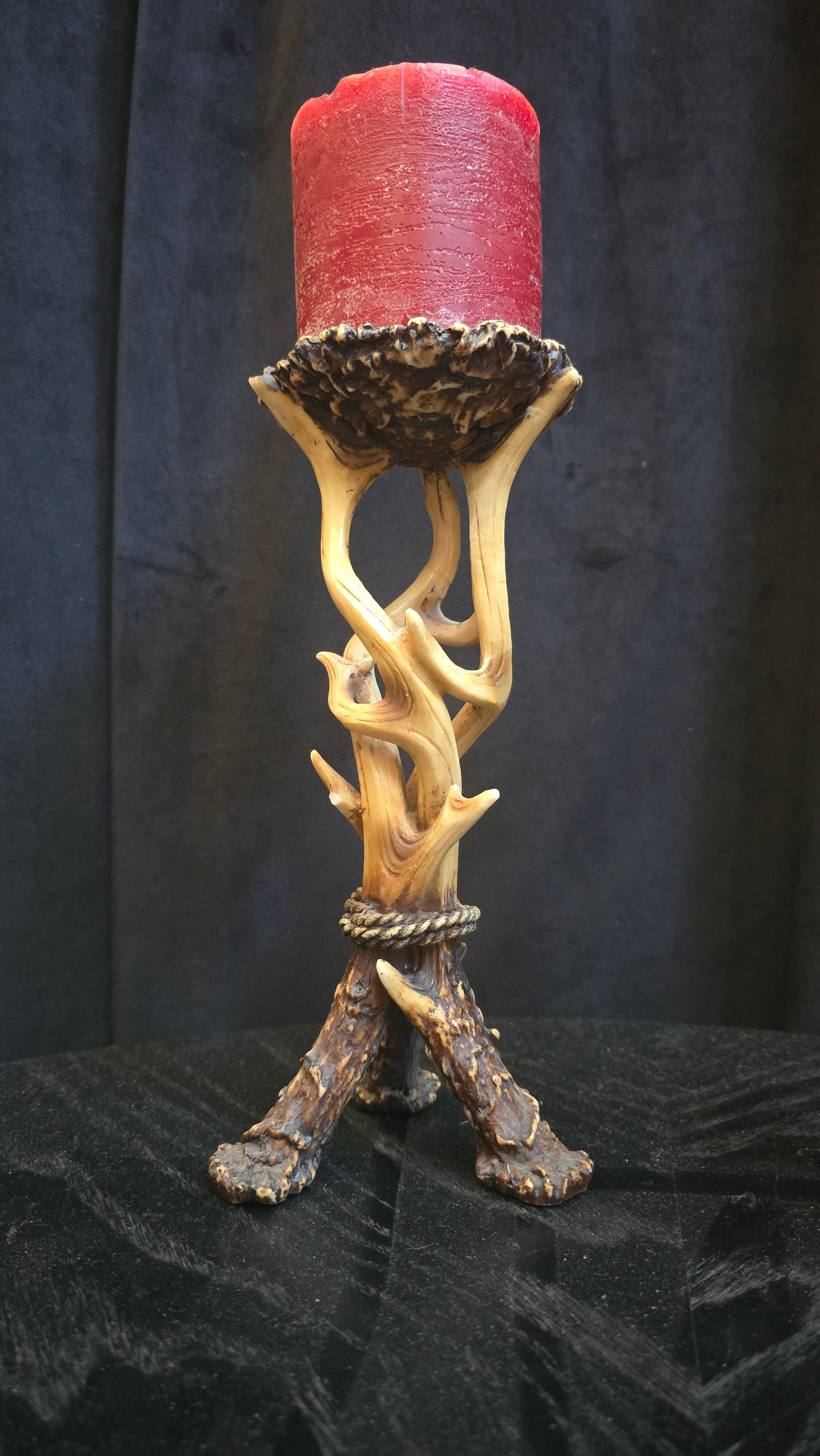 HiEnd Accents Antler Candle Holders (Set Of 2)