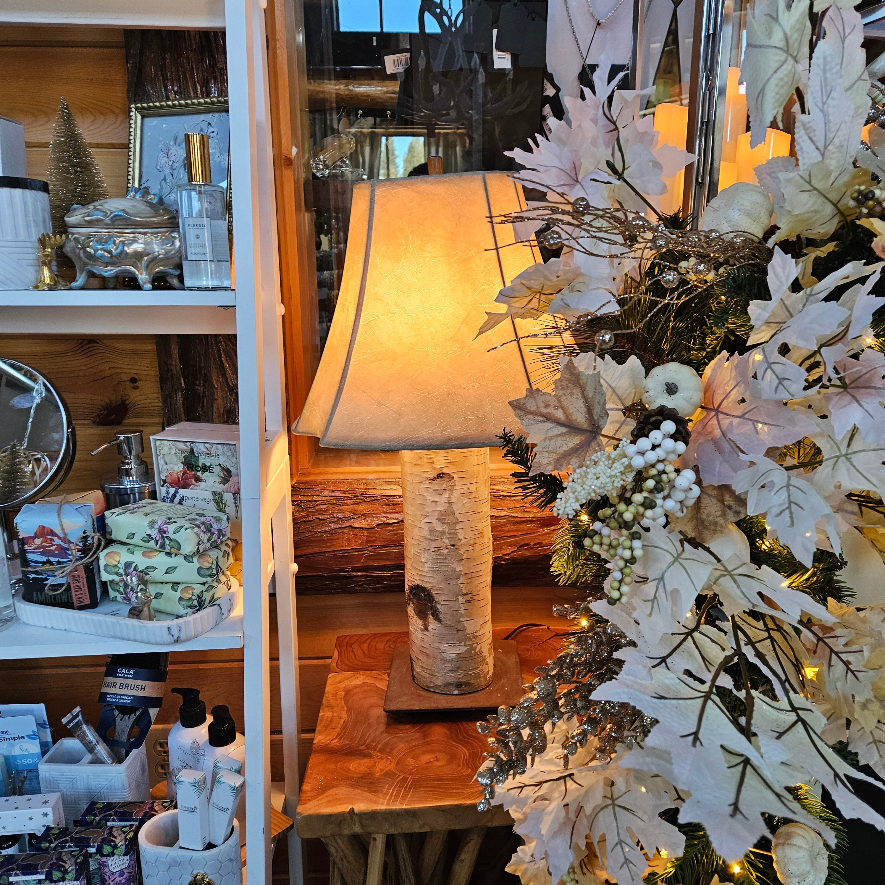 Birch Bark Table Lamp