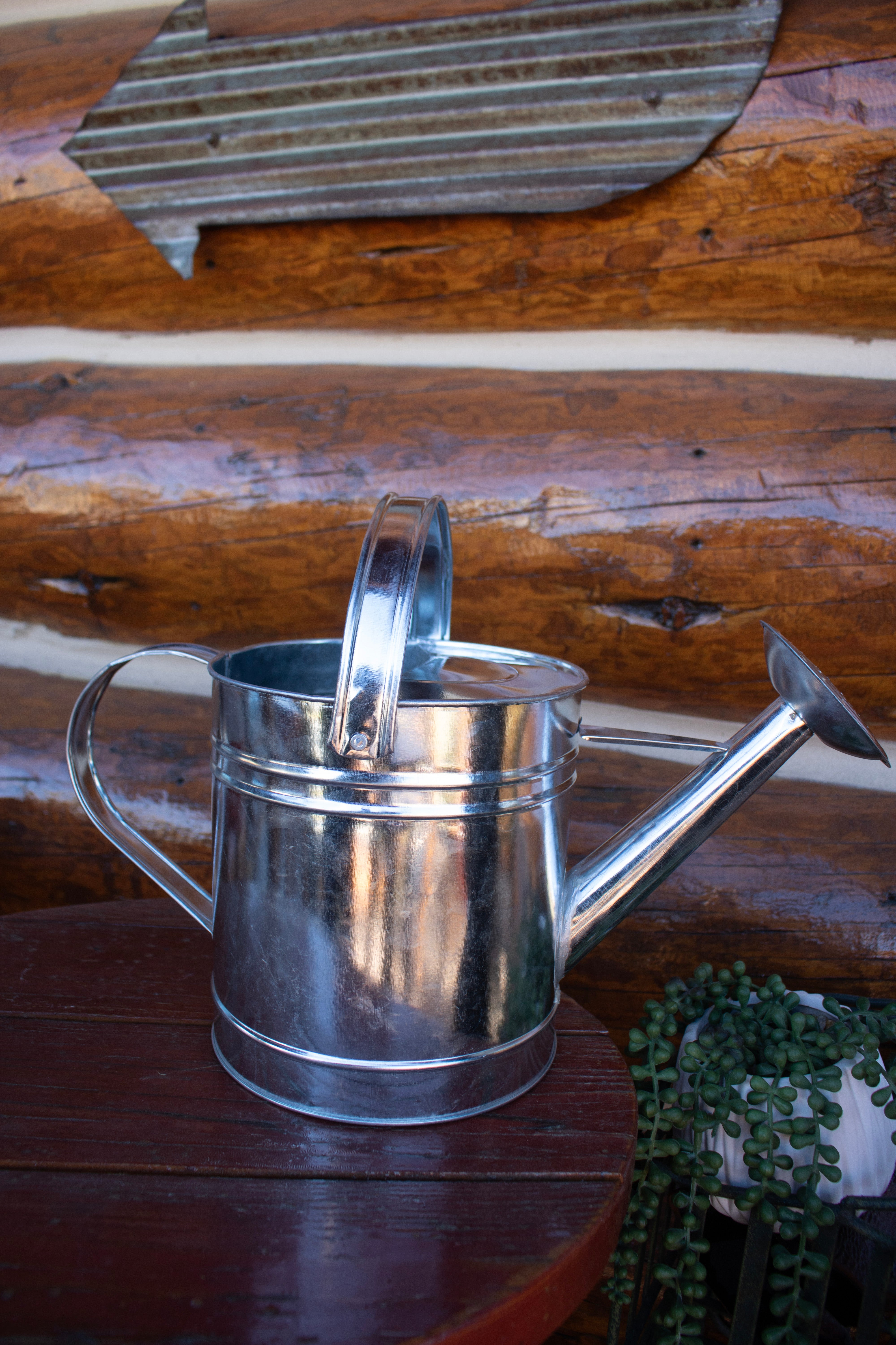 Galvanized Steel Watering Can 152 Oz