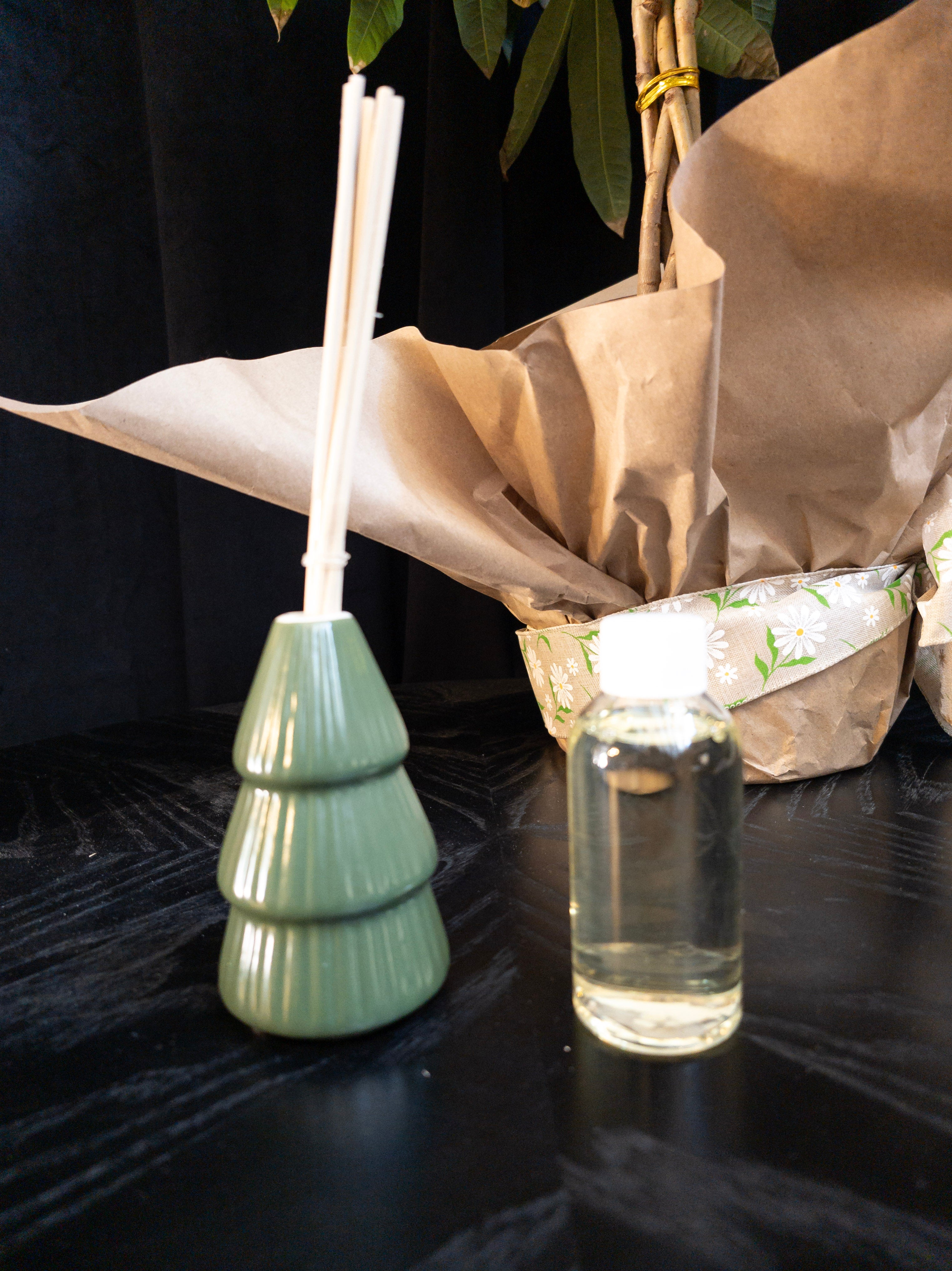 Sand + Fog Blu Eucalyptus & Fir Scented Reed Diffuser