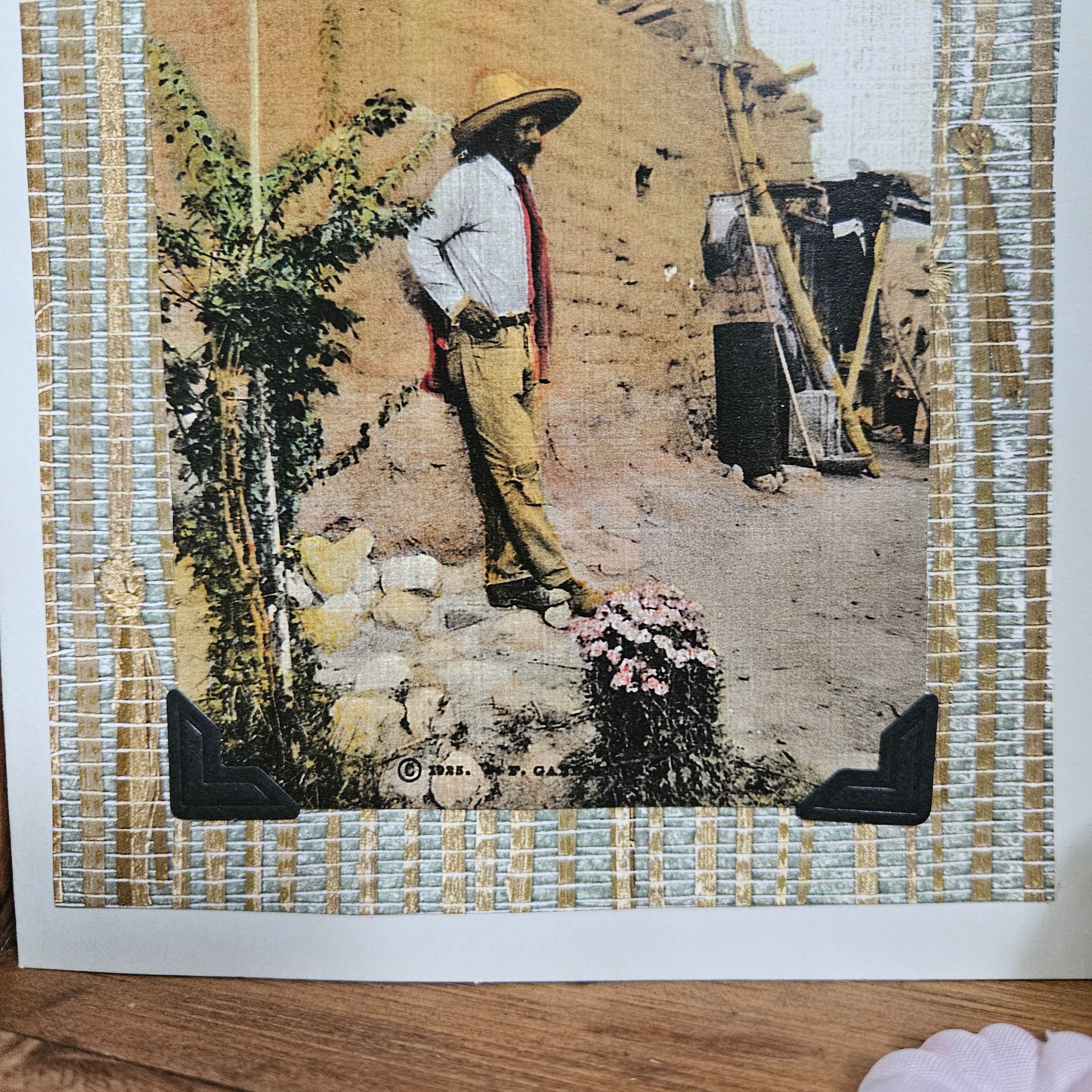 Beautifully Hand Crafted Custom Created Greeting Card Series by Diane Stegman "Gandera El Paso, Texas"