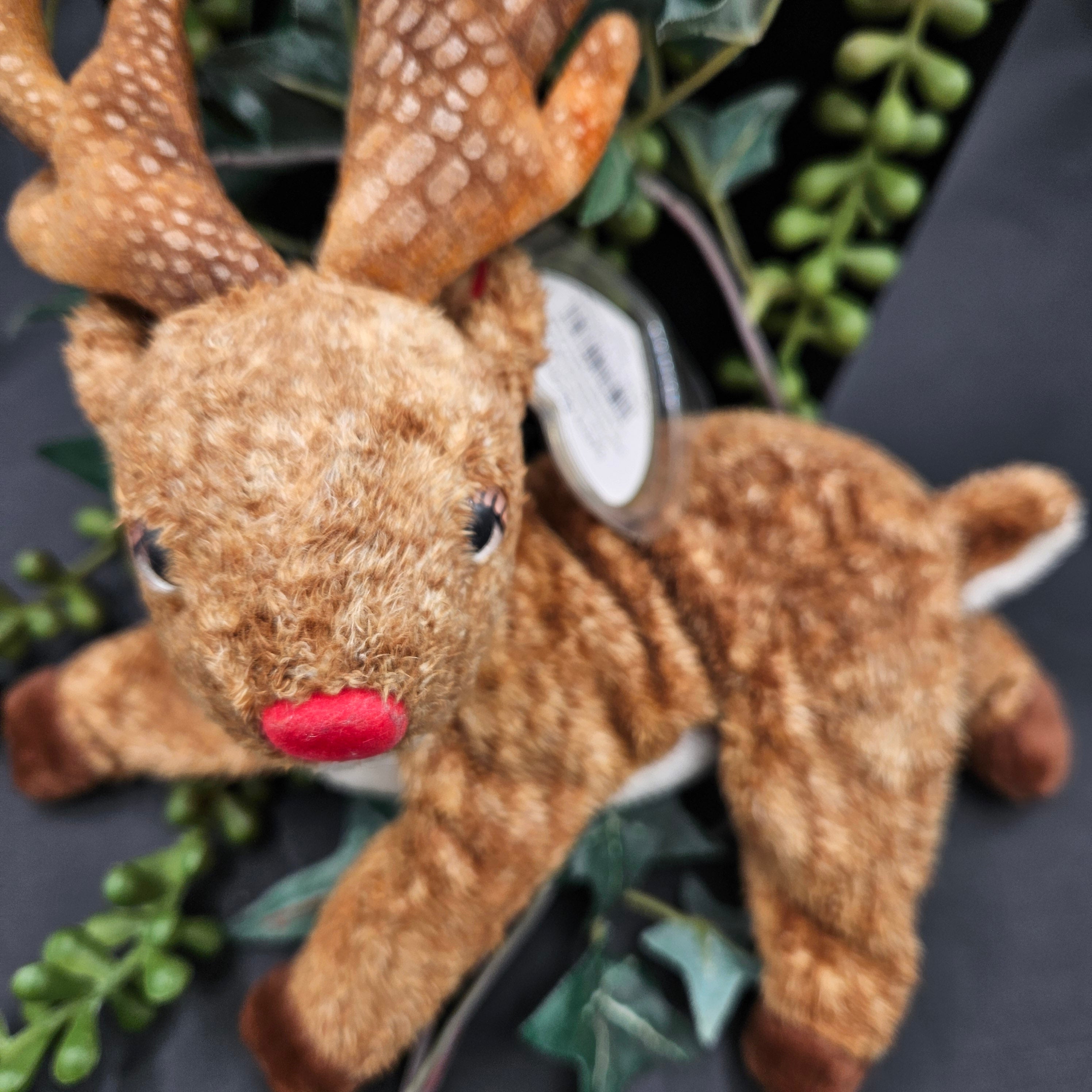 Ty Beanie Babies "Roxie the Red Nosed Reindeer"