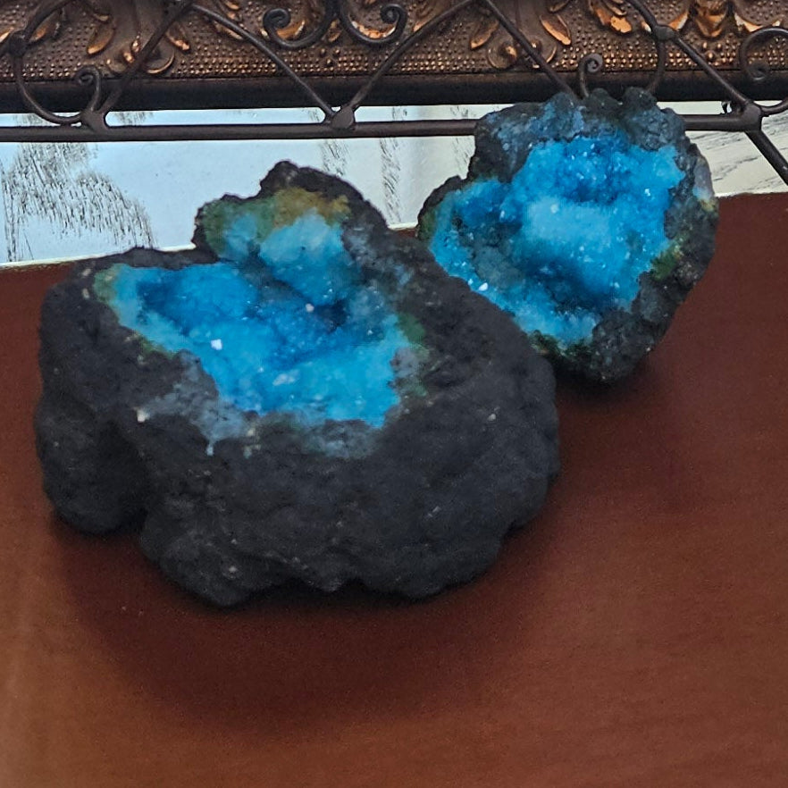 Blue Quartz Geode Crystal