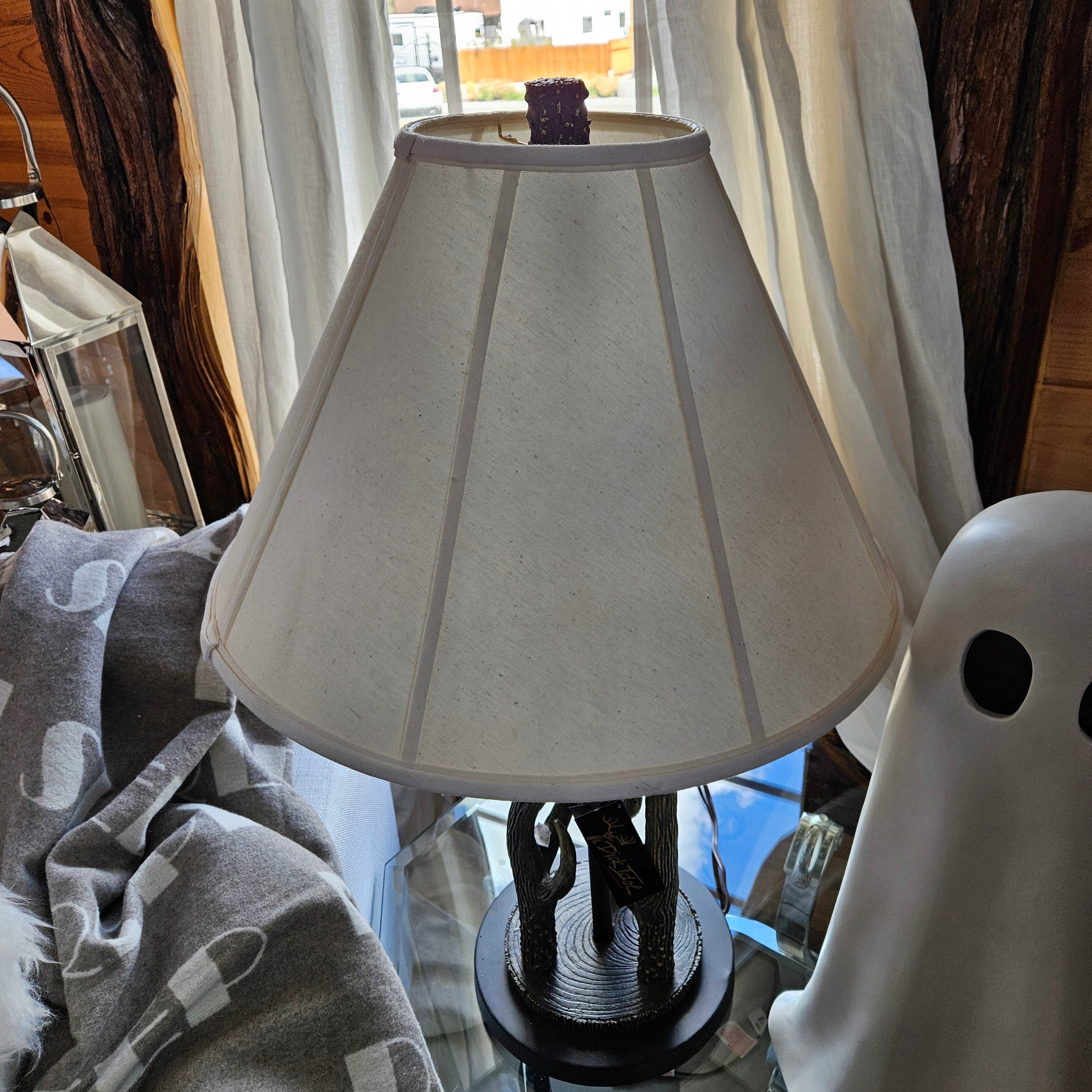 Dick Idol Faux Antler Lamp