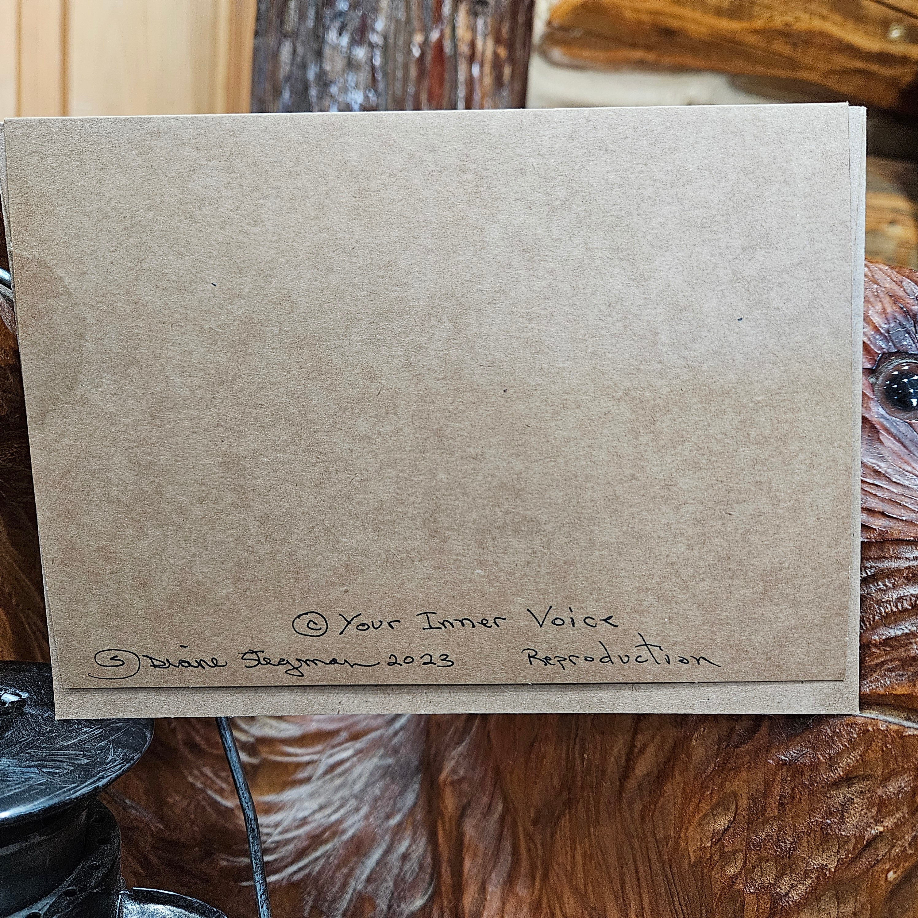 Beautifully Hand Crafted Custom Created Greeting Card Series by Diane Stegman "Cactus Beds, Southern California"