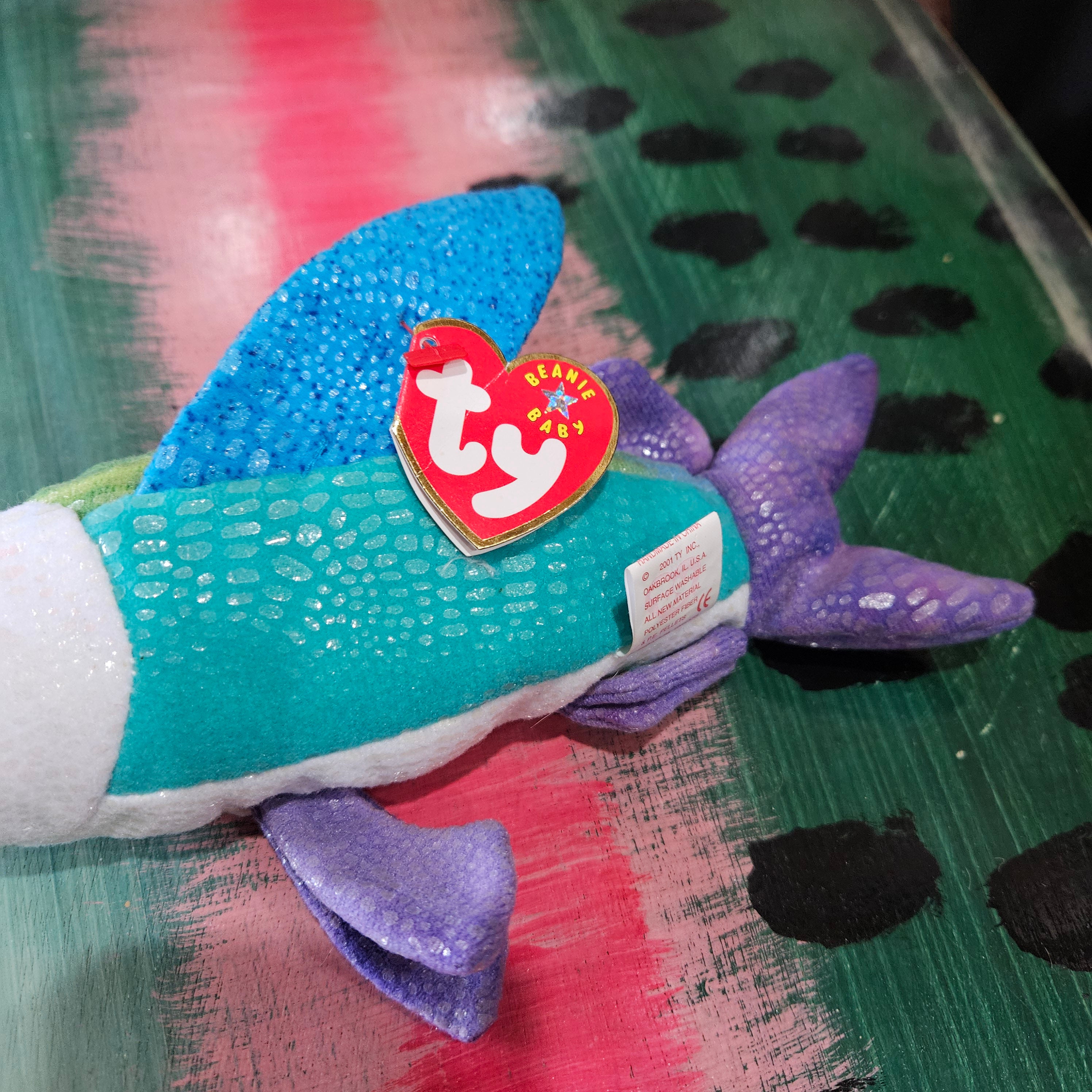 Ty Beanie Babies "Propeller the Flying Fish"