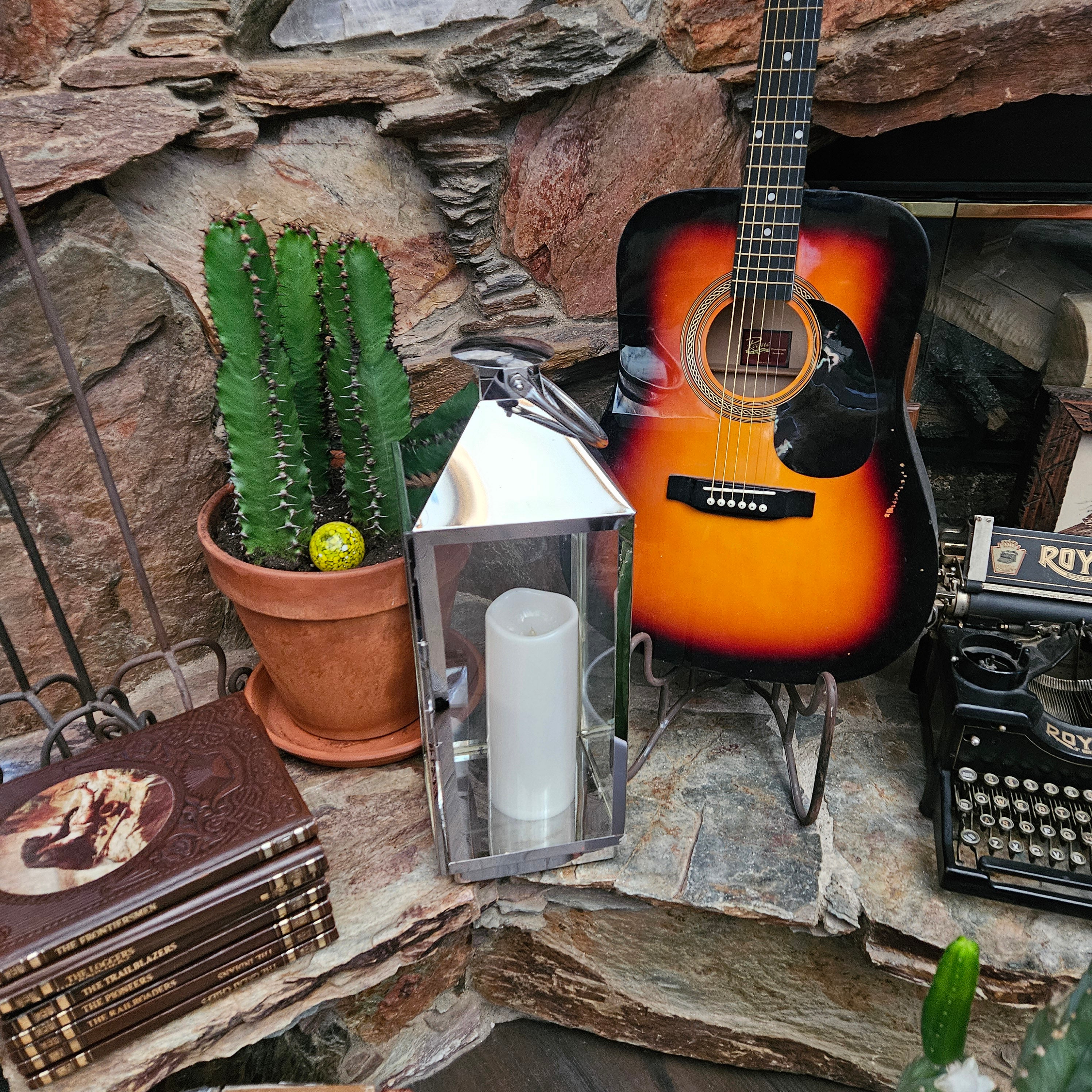 Chrome Hurricane Lantern