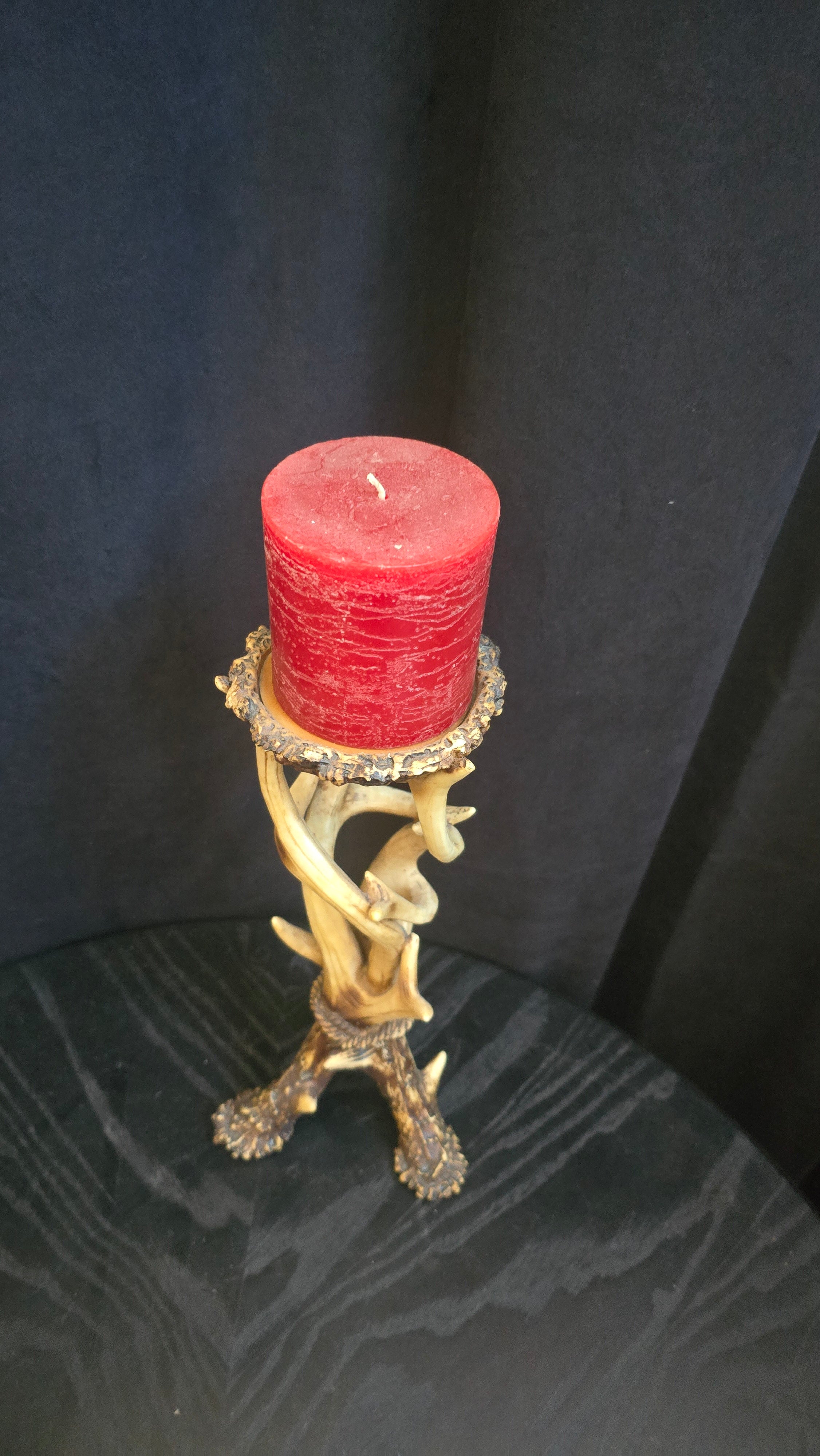 HiEnd Accents Antler Candle Holders (Set Of 2)
