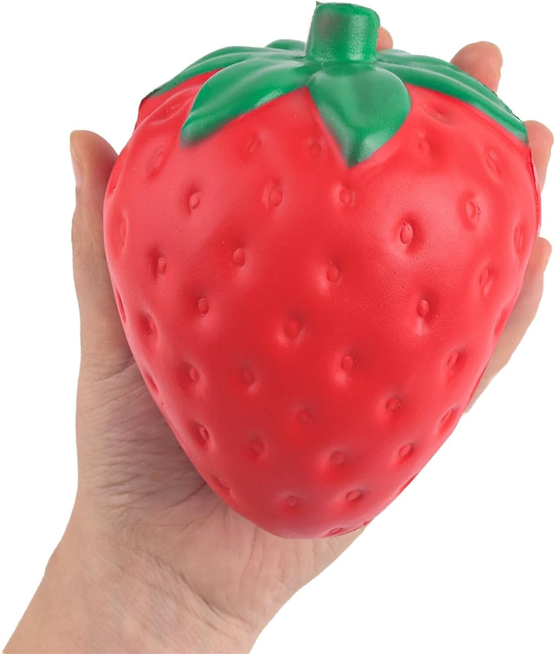 Anboor Jumbo Strawberry Squishy – 5" Slow Rising Kawaii Scented Stress Relief Toy