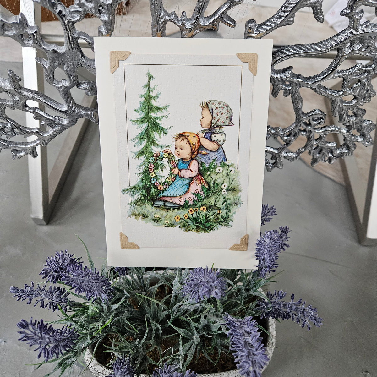 Diane Stegman Handmade Greeting Card – “Siblings Love” 5x7