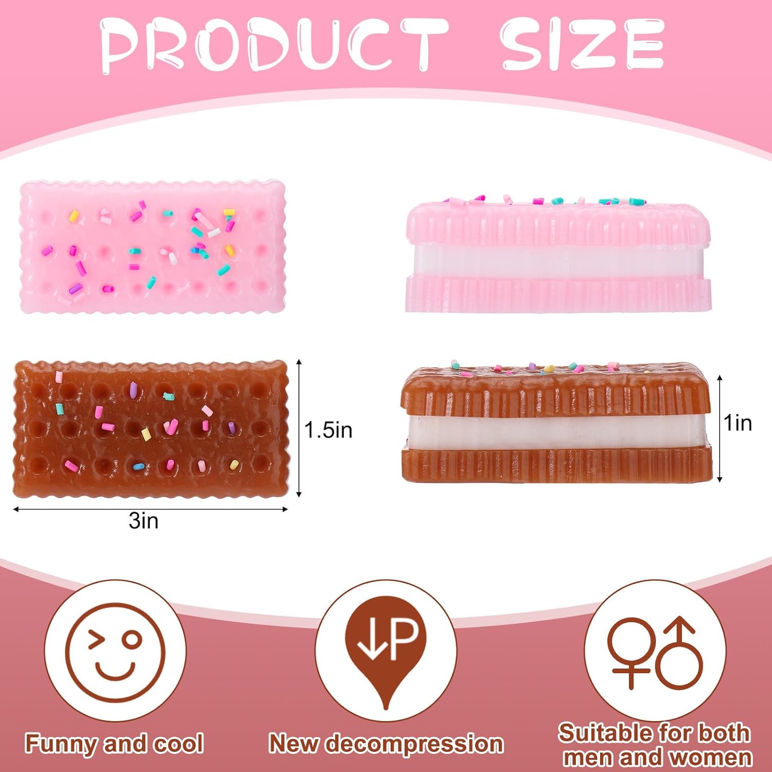 Cookie Sticky Taba Squishy Fidget Toys