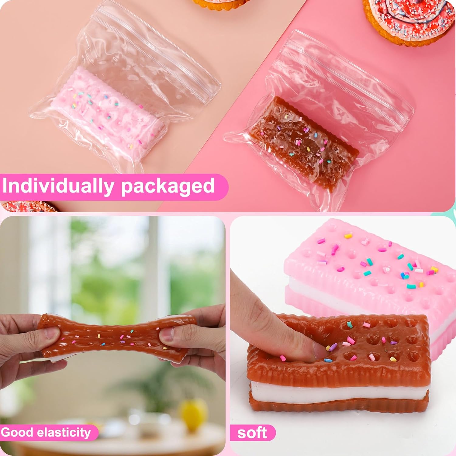 Cookie Sticky Taba Squishy Fidget Toys