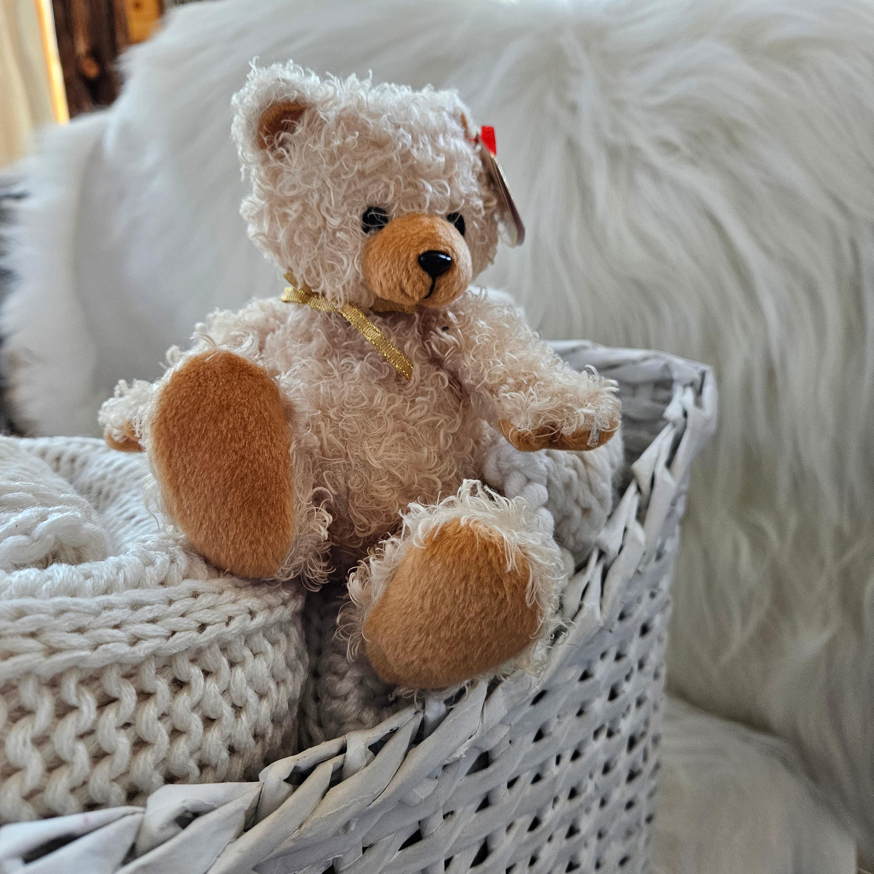 Ty Beanie Babies "Curls the Bear"