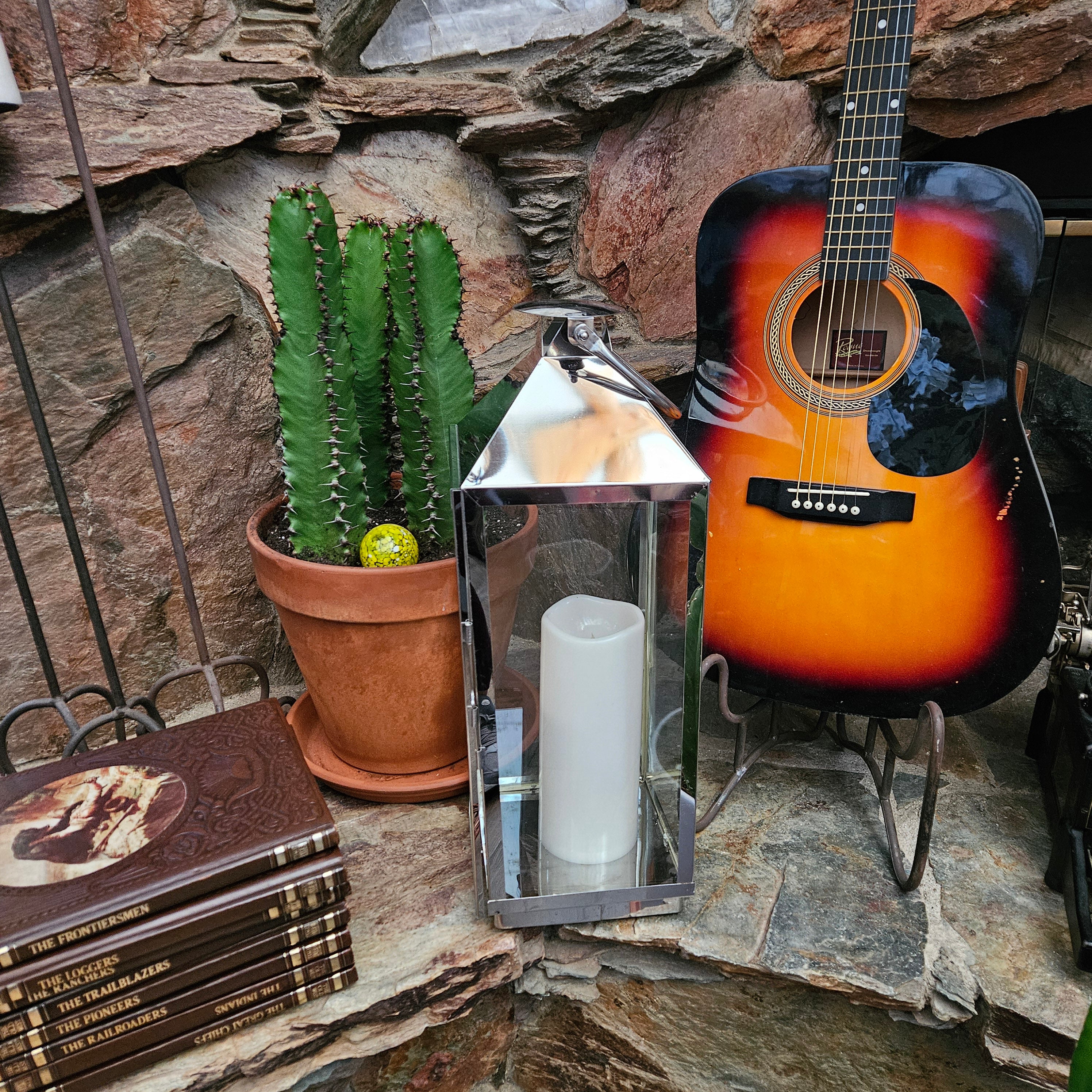 Chrome Hurricane Lantern