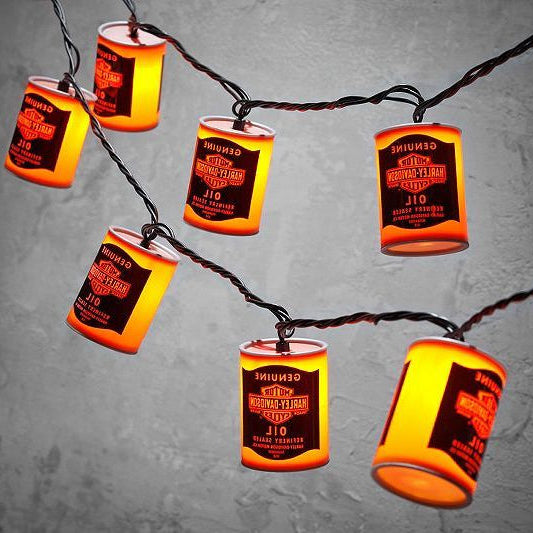 Harley-Davidson Oil Can Party Lights