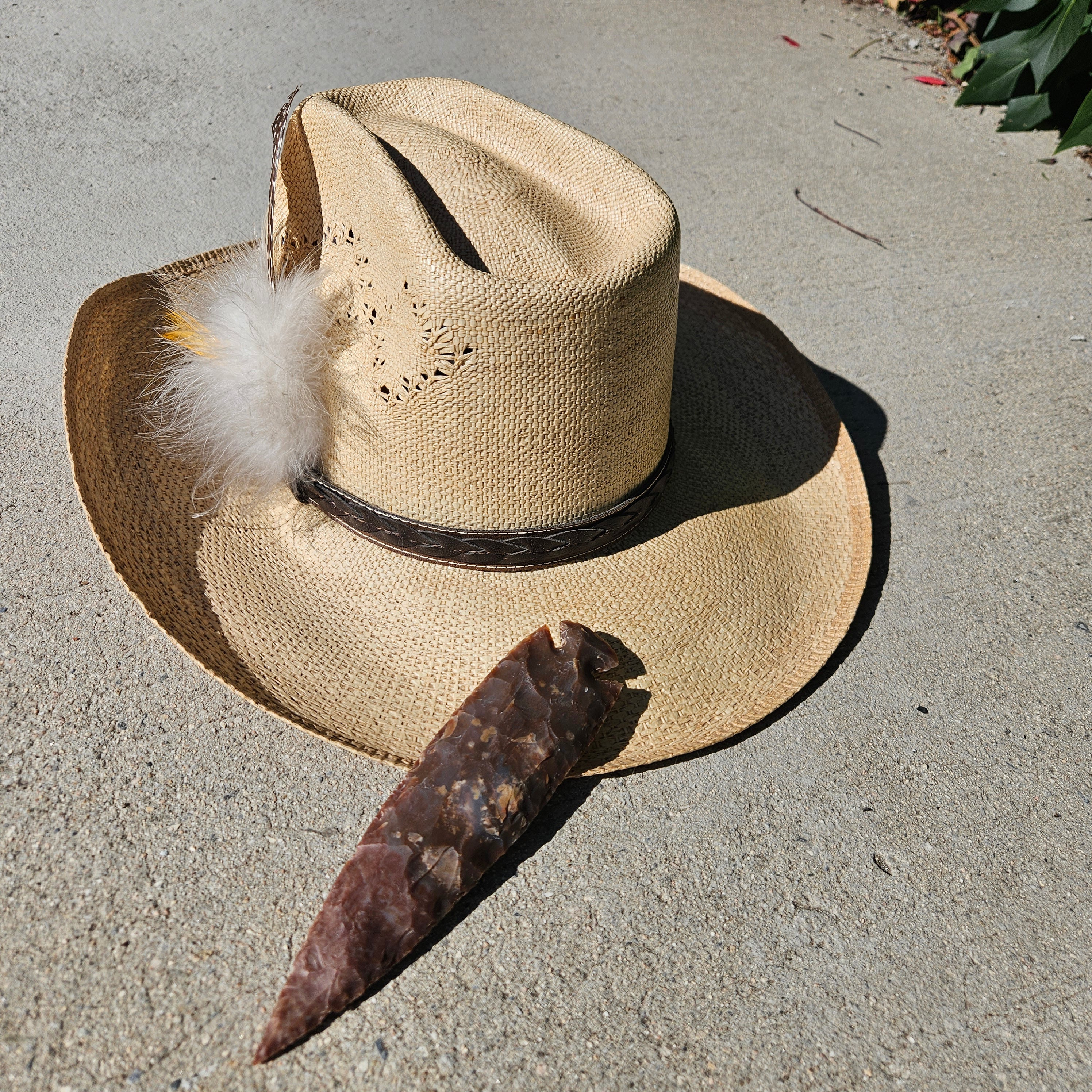 7" Flint Spearhead Arrowhead