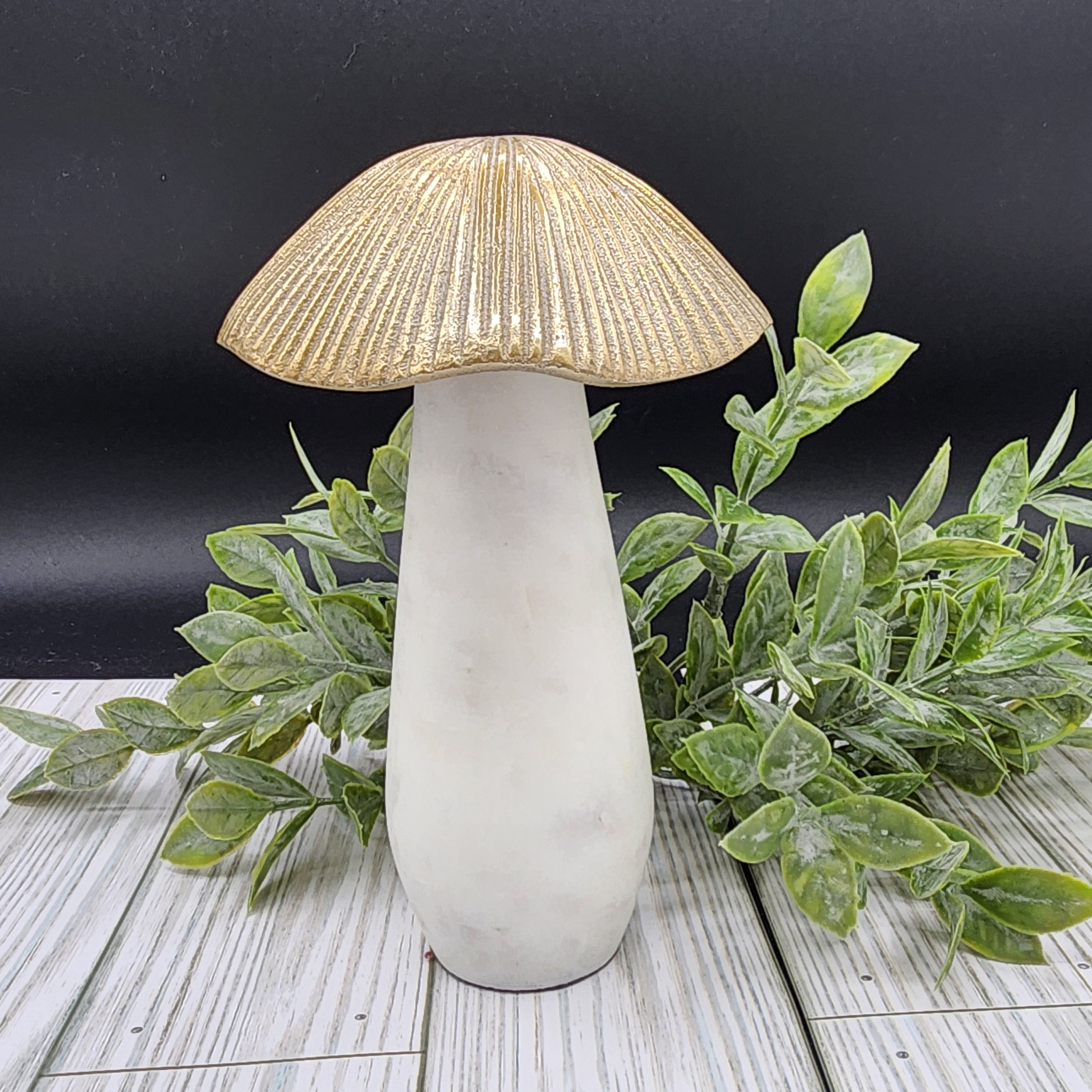 Ceramic Marble Mushroom Decor