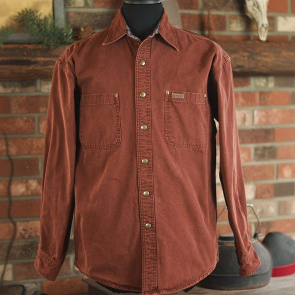 Carhartt Maroon Flannel Lined Jacket