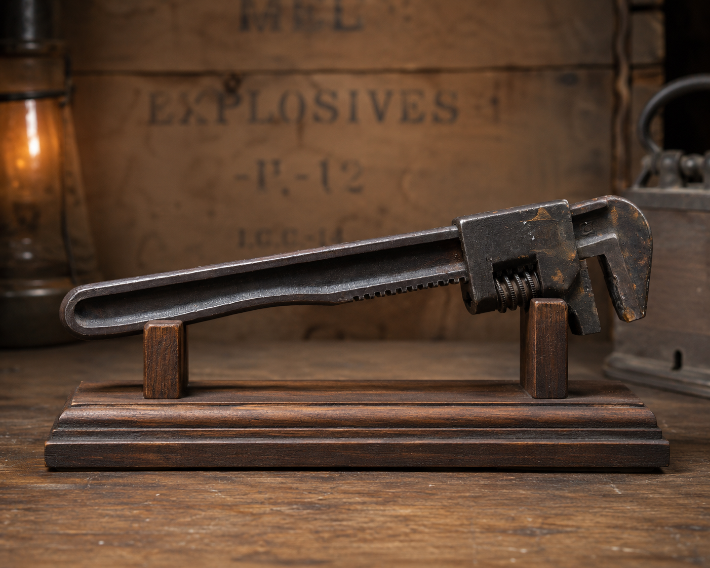 vintage quick-adjust pipe wrench