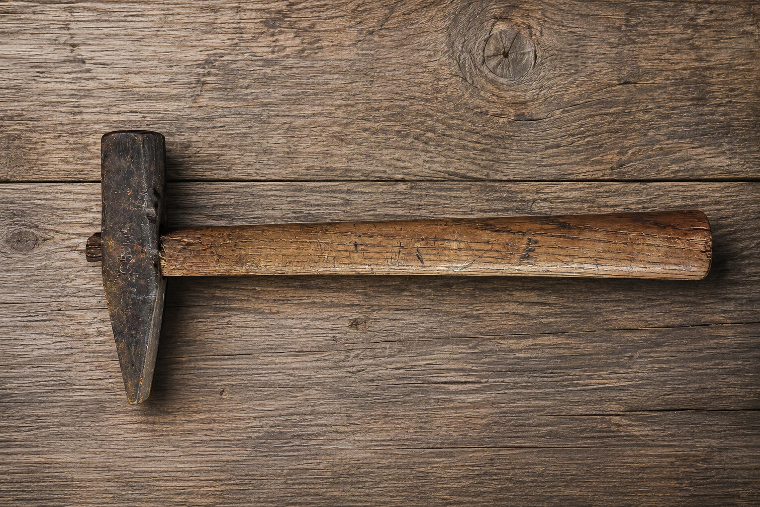 Antique Vintage Cross Peen Hammer