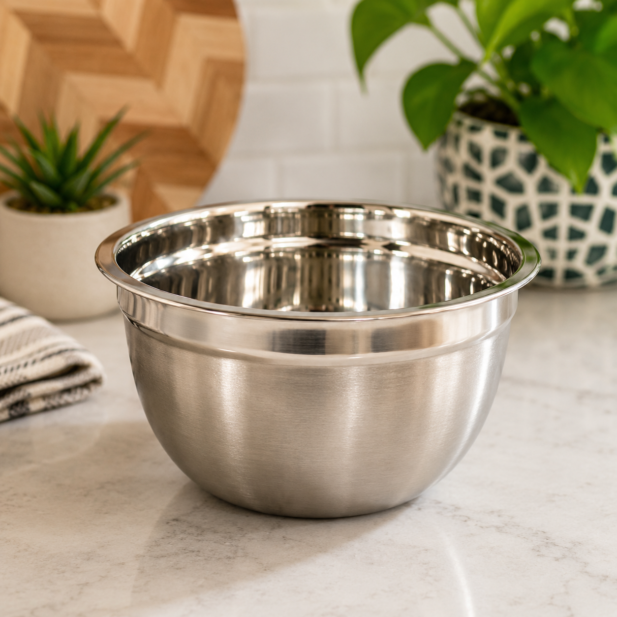 Cook Tools Premium Stainless Steel 3 Piece Mixing Bowl Set