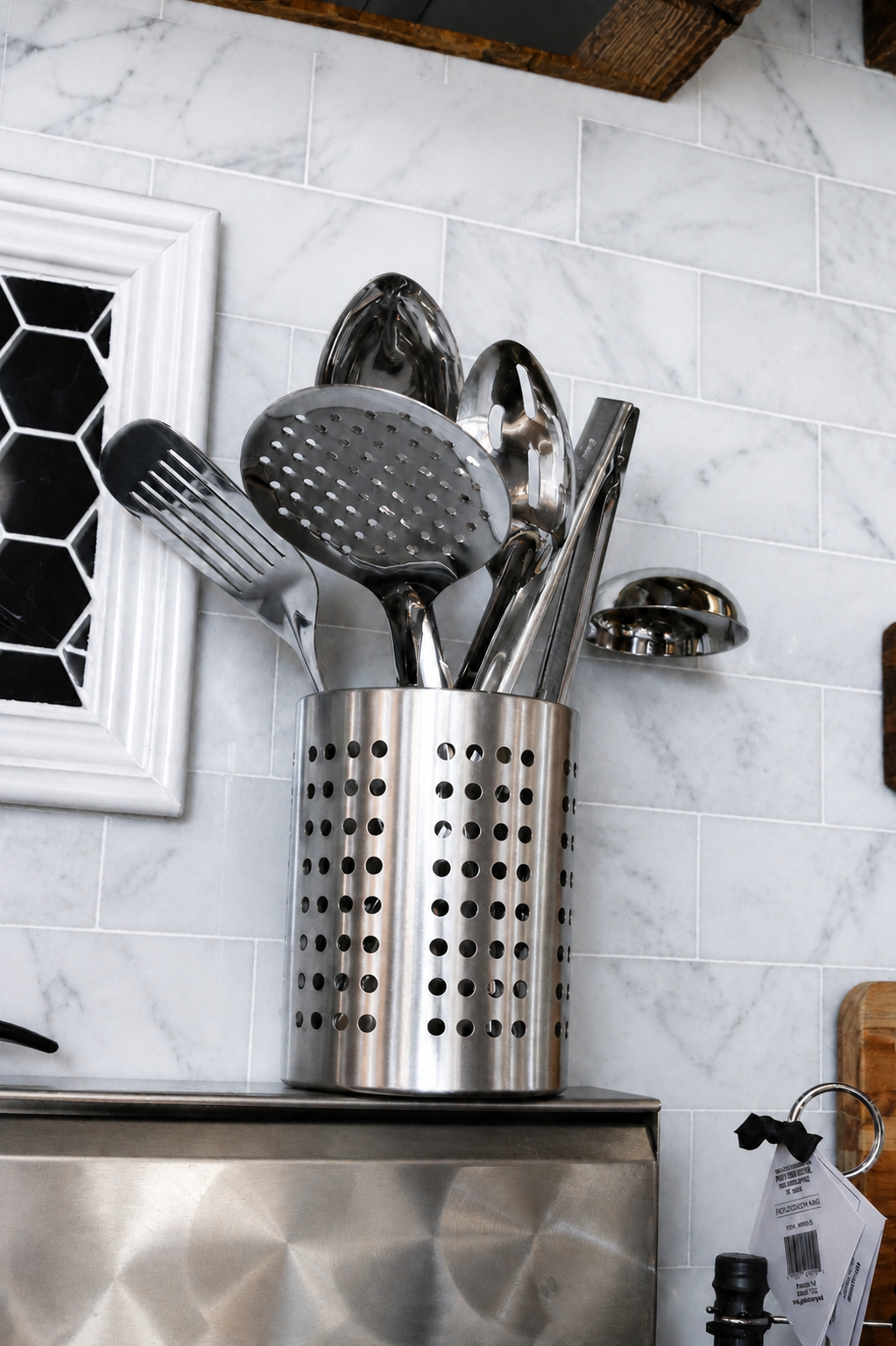 Cooks Tools 7-Piece Stainless Steel Kitchen Utensil Collection Essential Tools for Every Kitchen